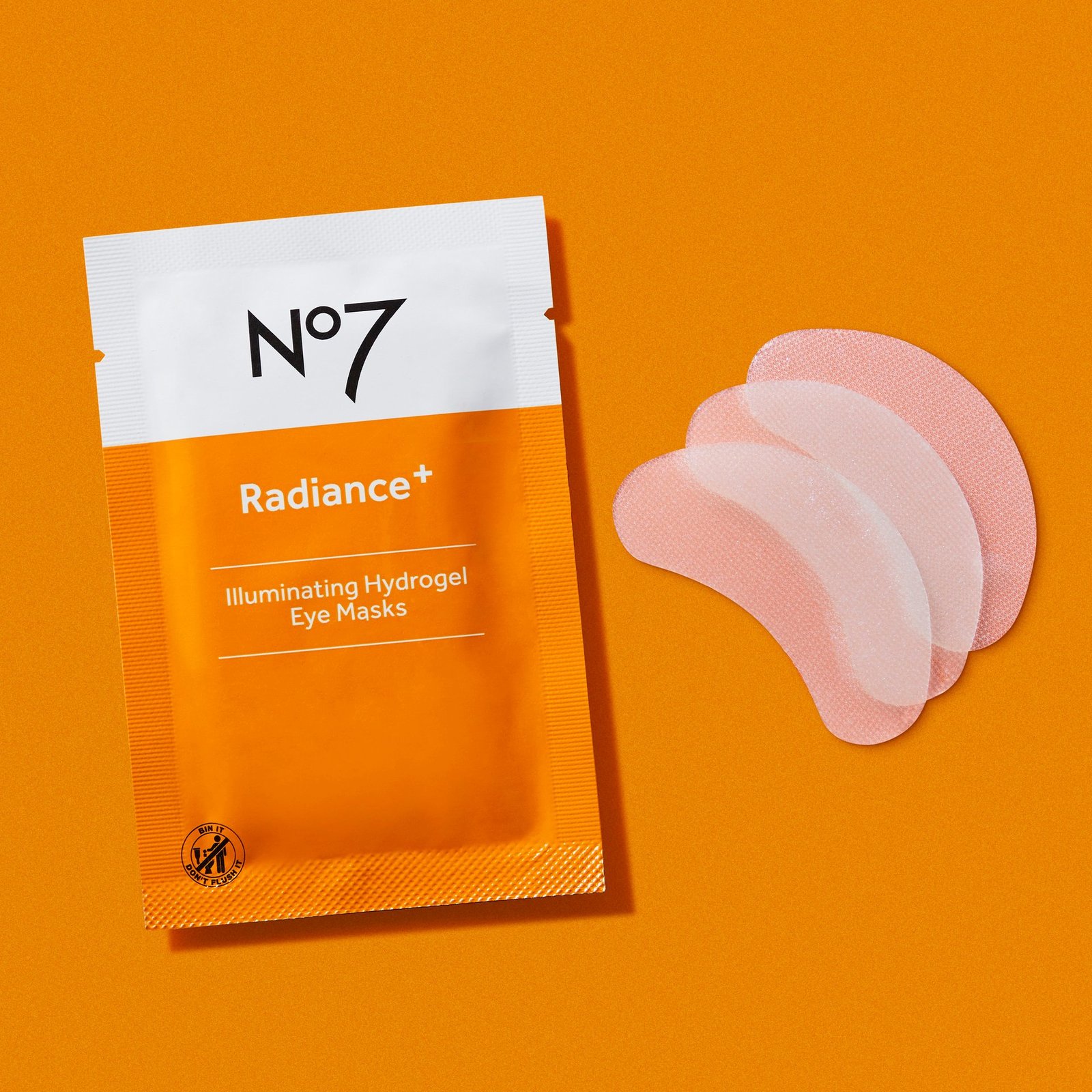 No7 Radiance+ Illuminating Hydrogel Eye Masks 5 st