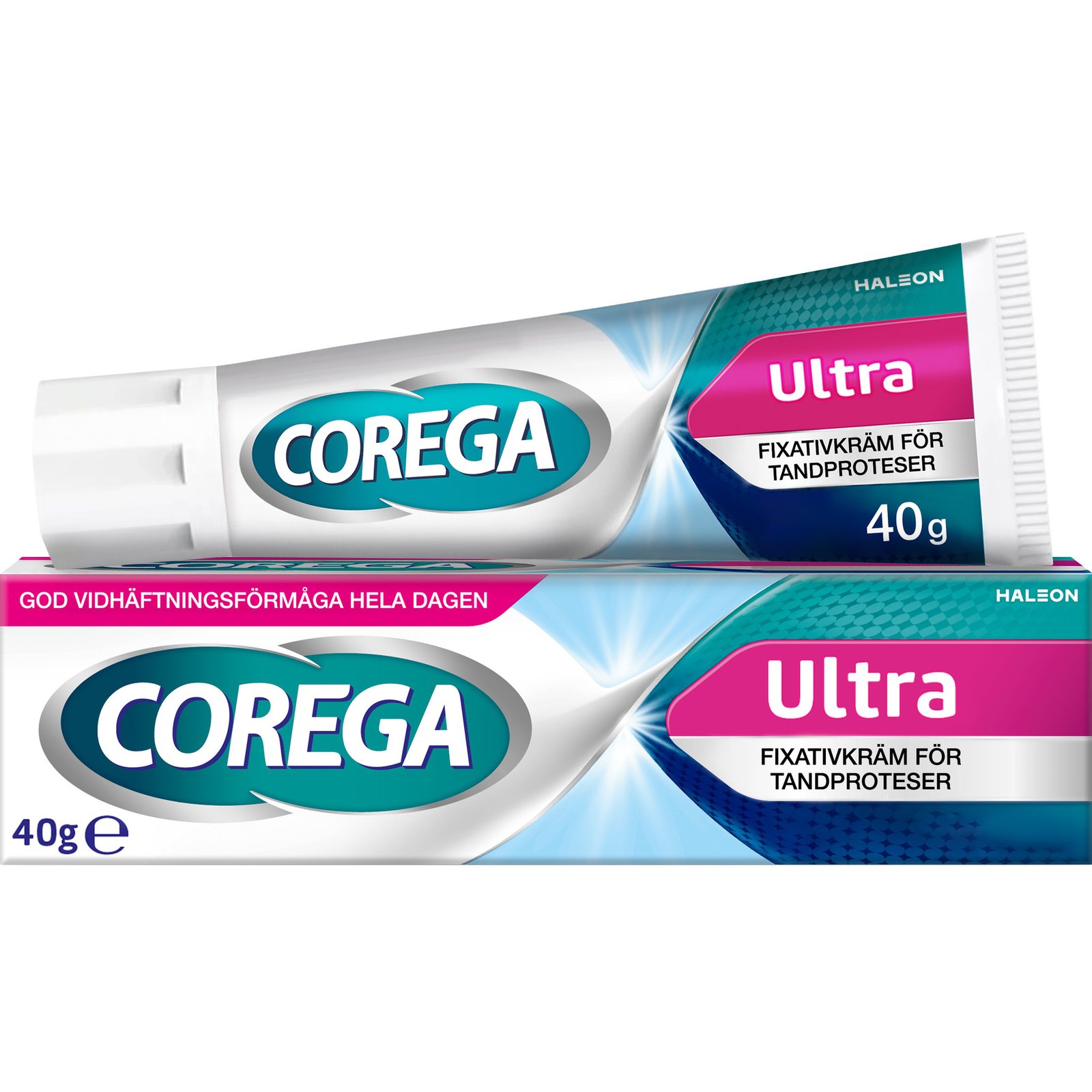 Corega Ultra Cream Fixativkräm Tandproteser 40 g