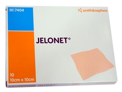 Jelonet salvkompress 10 x 10 cm 10 st
