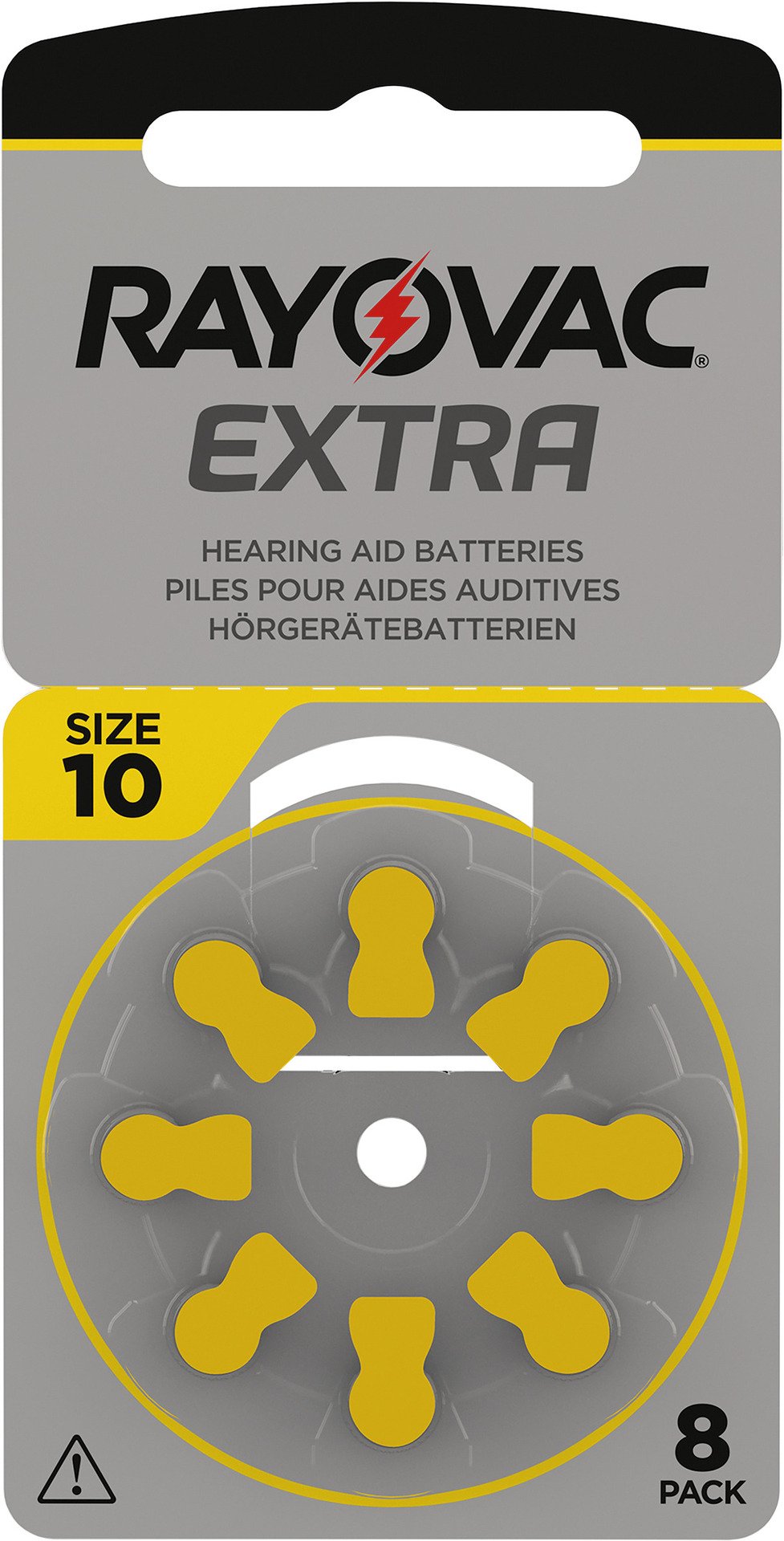 Rayovac Extra Size 10 Gul 8 st