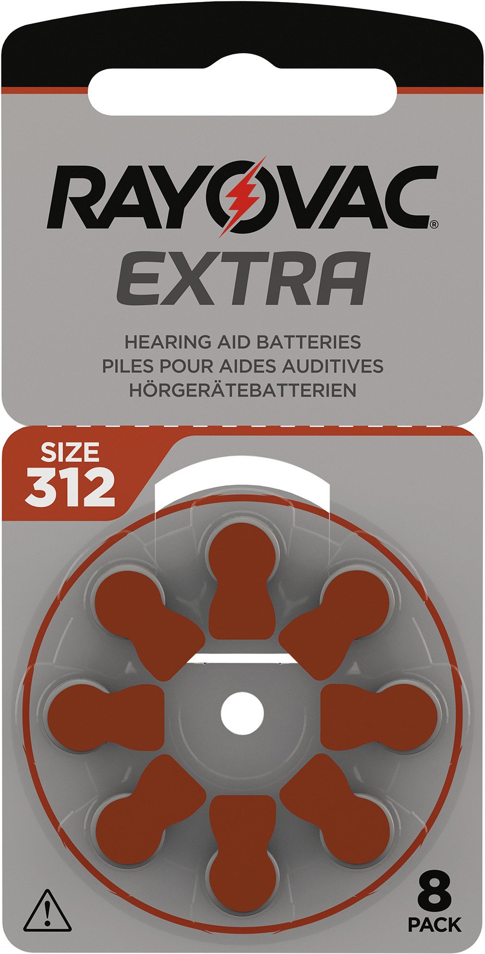 Rayovac Extra Size 312 Brun 8 st