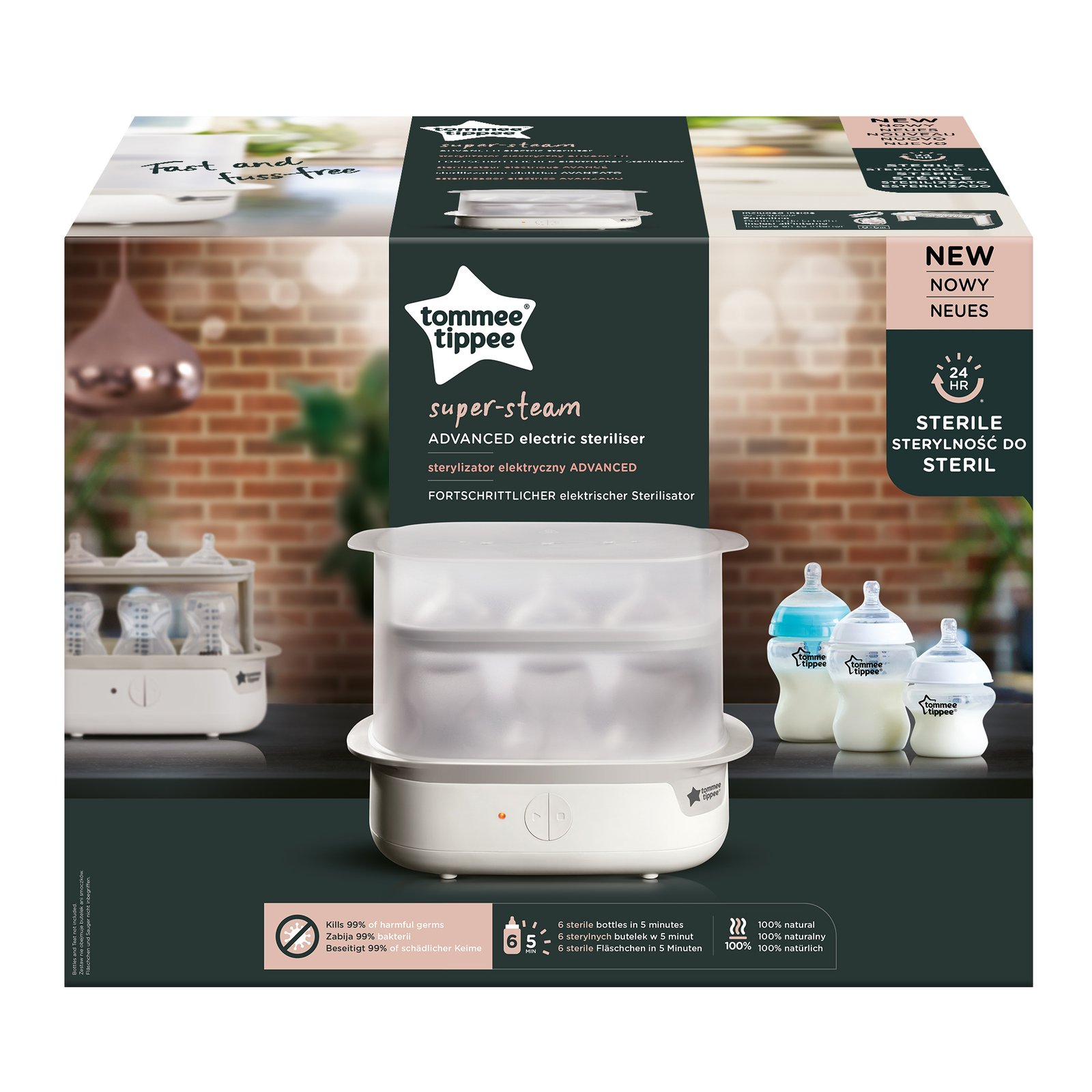 Tommee Tippee CTN Elektrisk Sterilisator Utan Flaskor