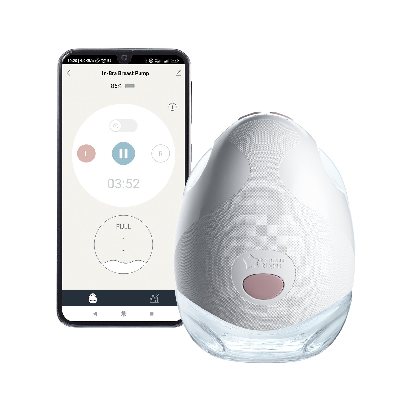 Tommee Tippee Bärbar Elektrisk Bröstpump Enkel