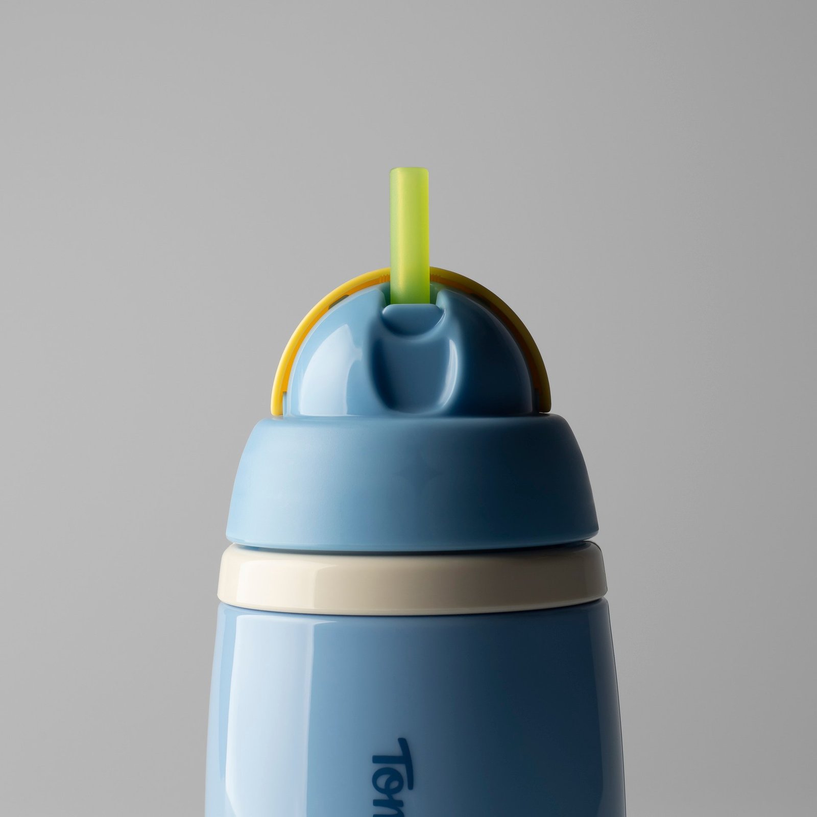 Tommee Tippee Isolerad Mugg med Sugrör Blå 12m+ 266 ml