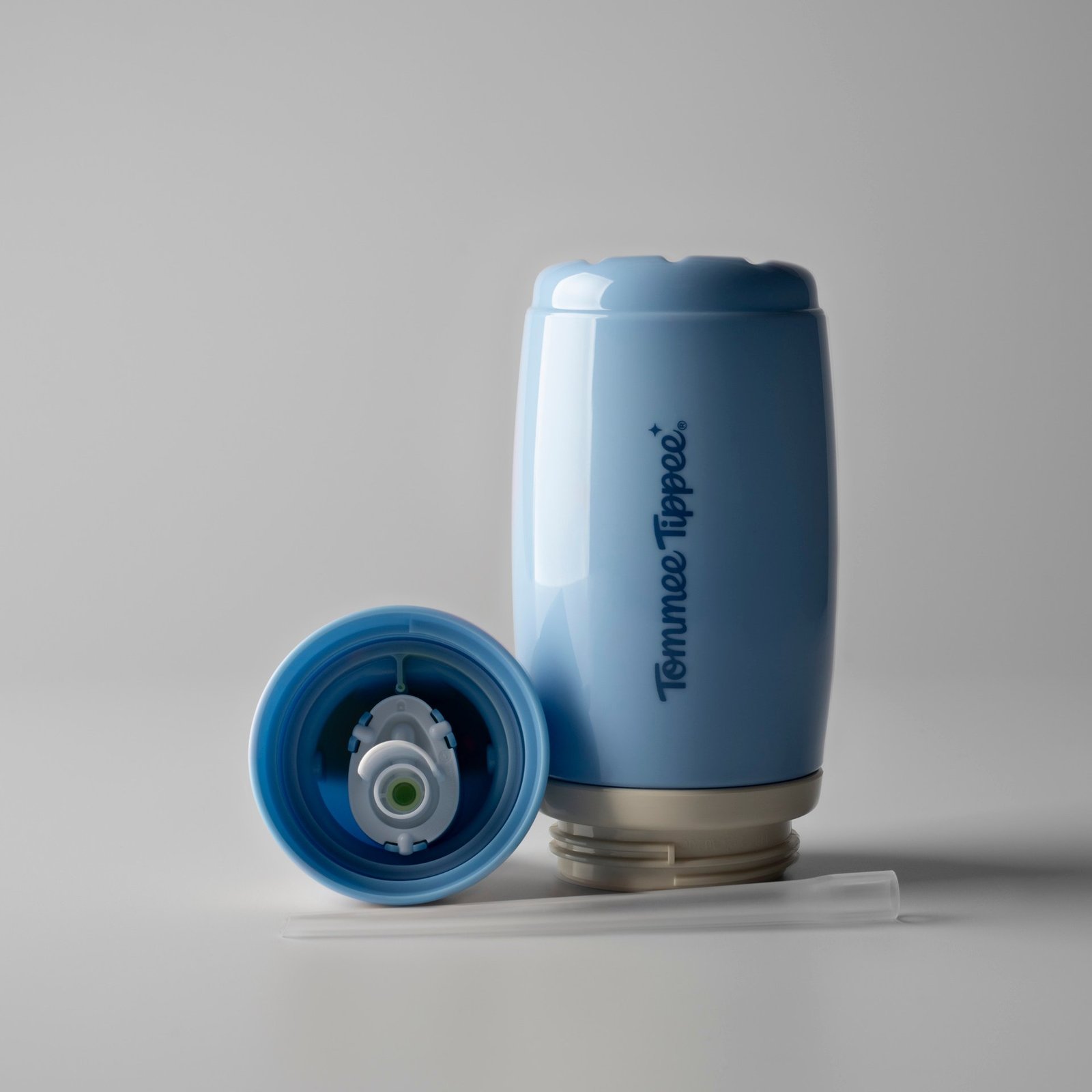 Tommee Tippee Isolerad Mugg med Sugrör Blå 12m+ 266 ml