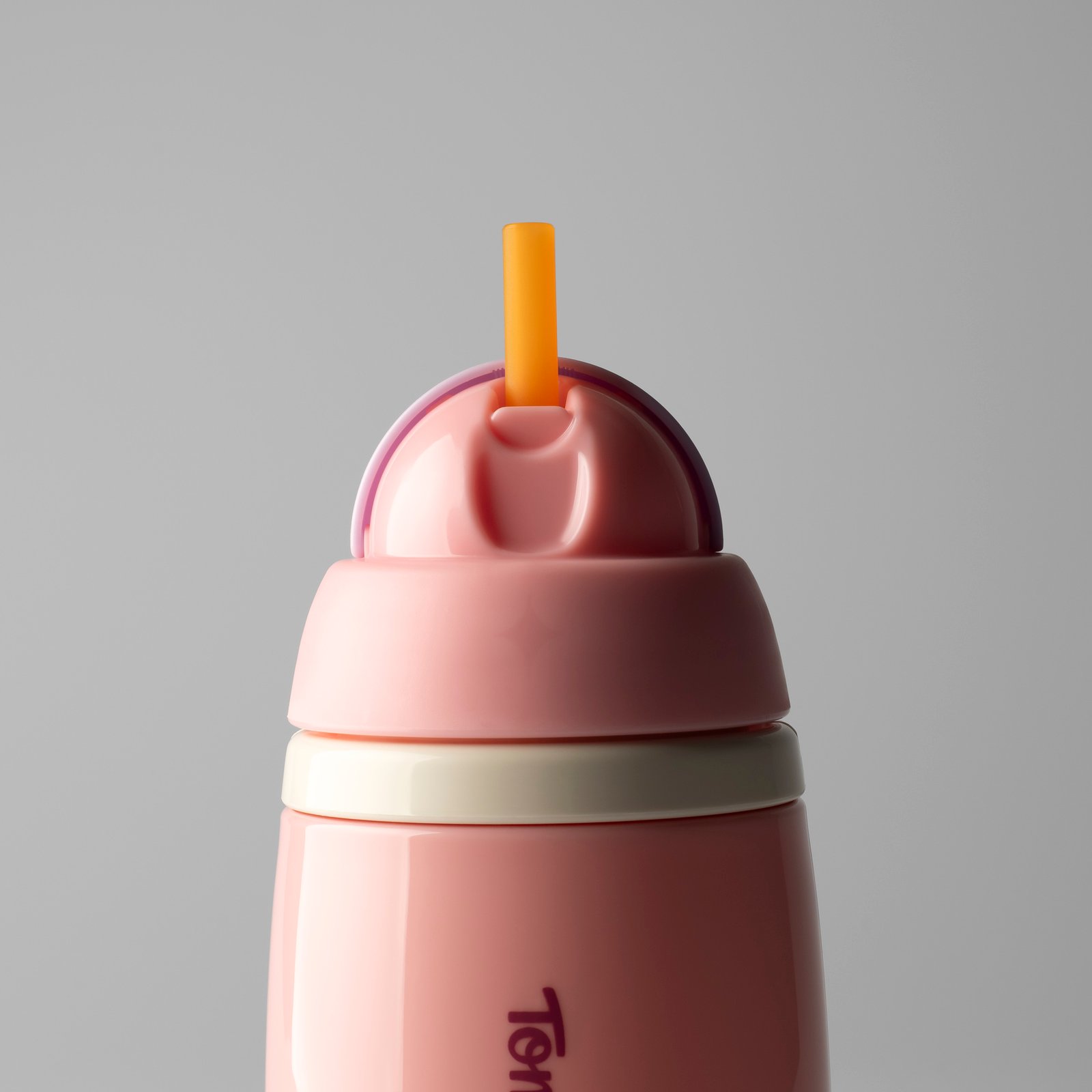 Tommee Tippee Isolerad Mugg med Sugrör Rosa 12m+ 266 ml