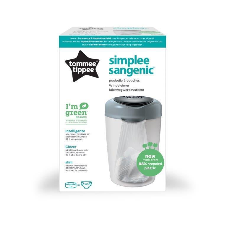 Tommee Tippee Simplee Sangenic Blöjhink Vit/Grå 1 st