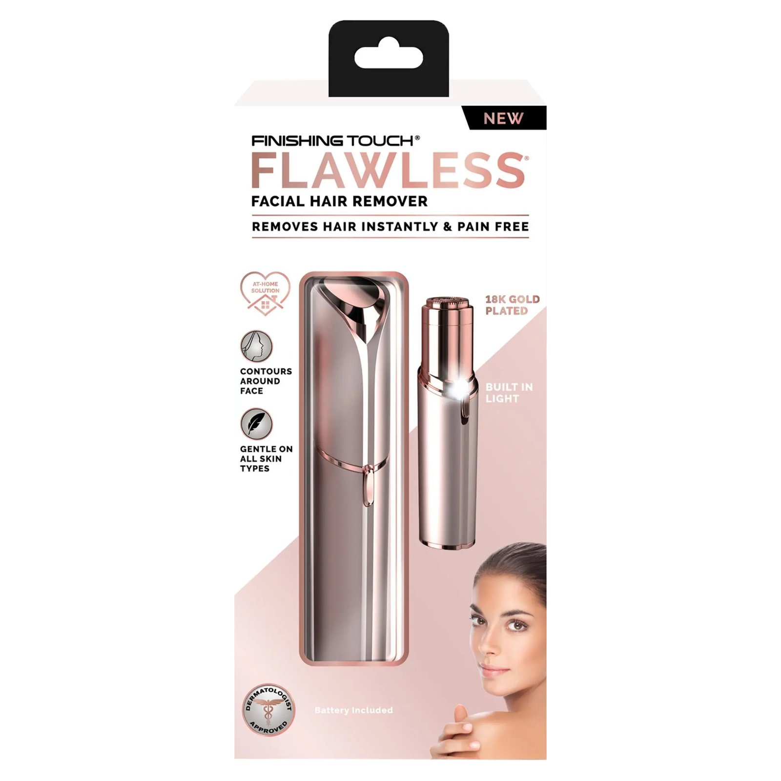 Finishing Face Flawless Face Battery Hårborttagning