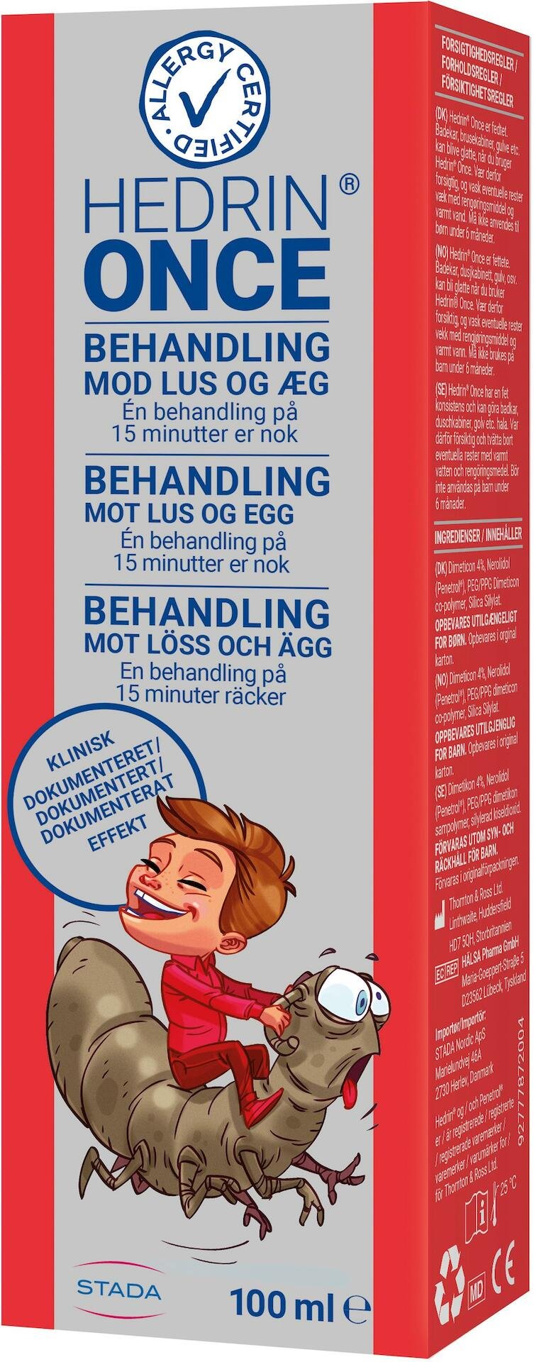 Hedrin Once Gel 100 ml