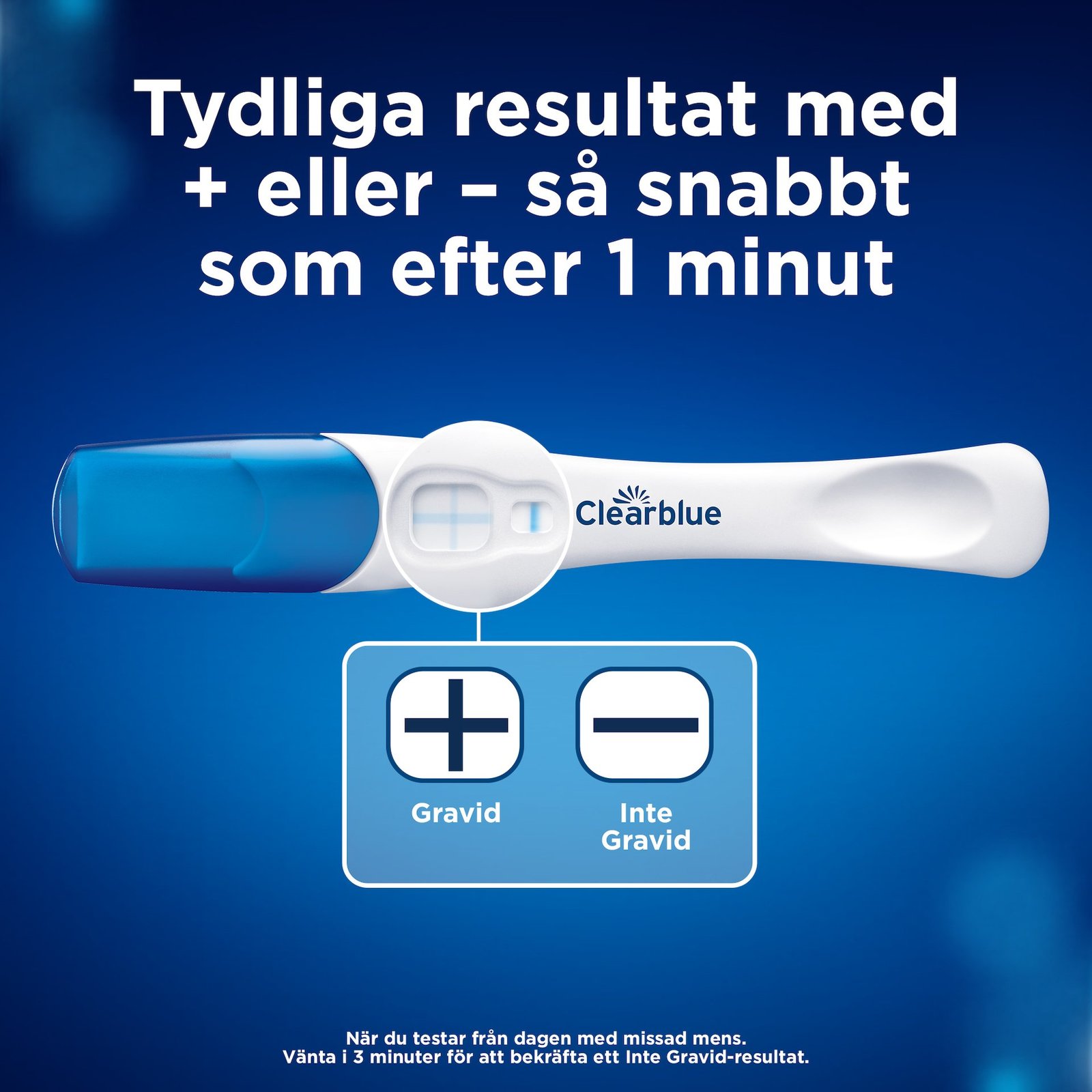 Clearblue Graviditetstest Snabb Detektion 2 st