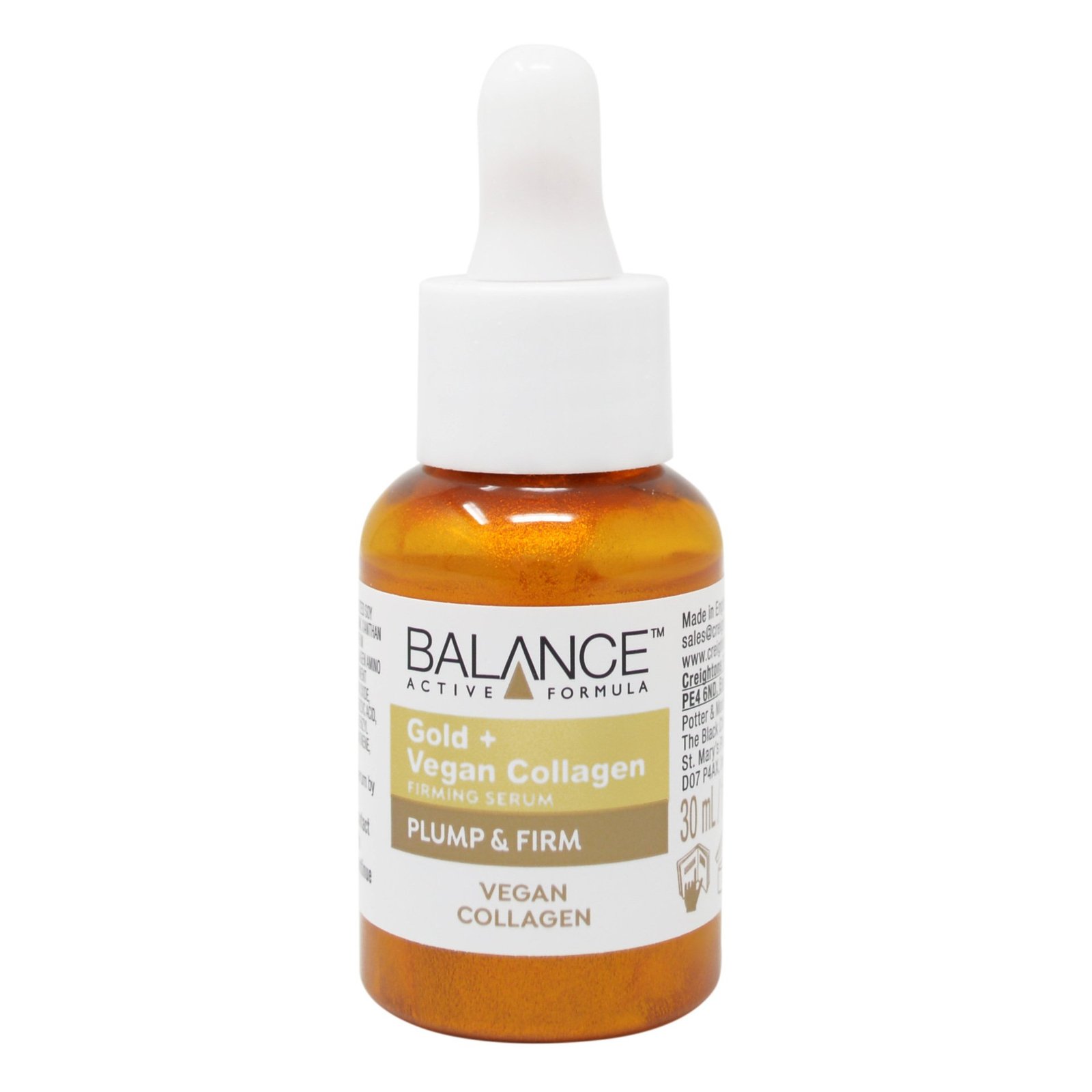 Balance Active Formula Gold and Vegan Collagen Firming Serum 30 ml