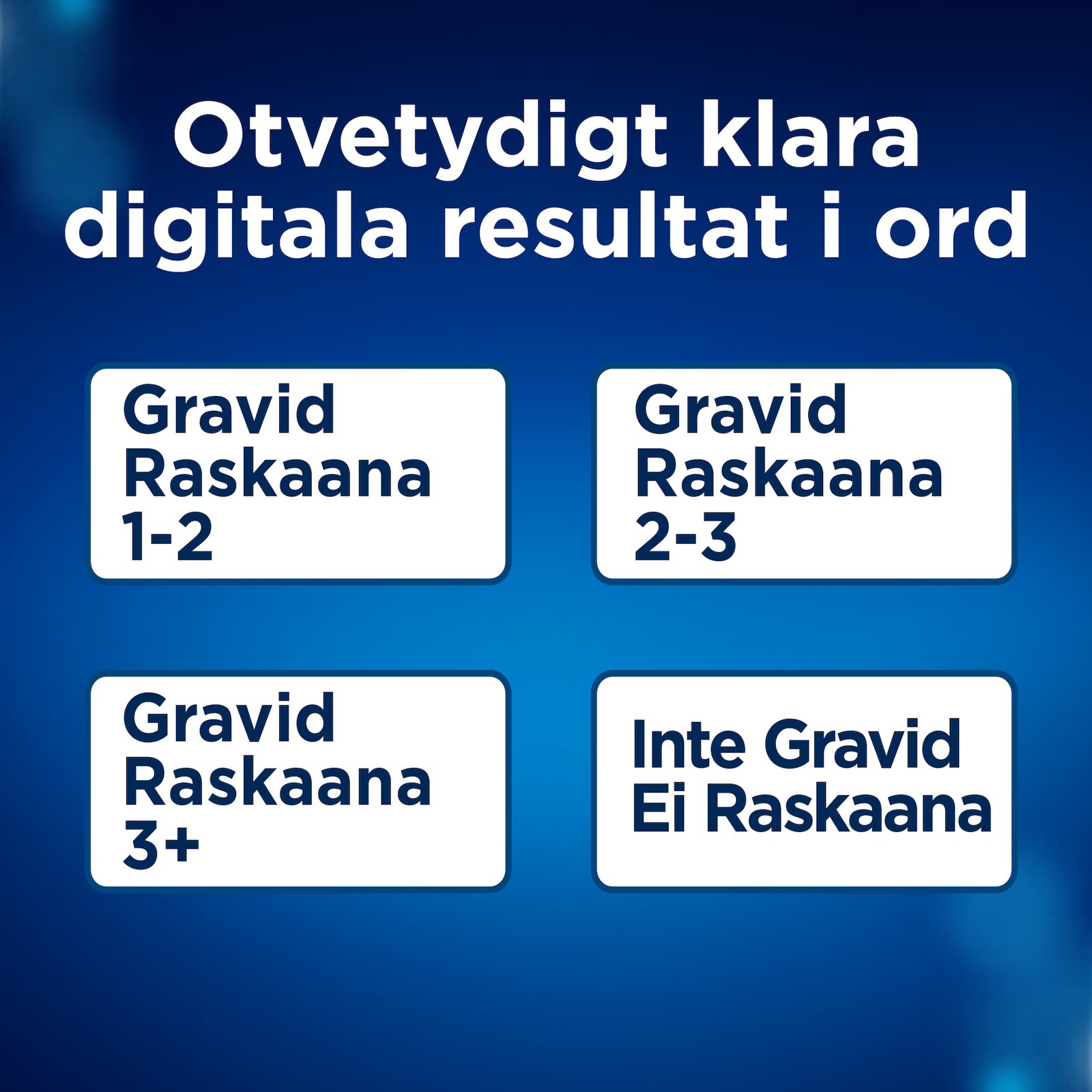 Clearblue Graviditetstest med veckoindikator 2 st