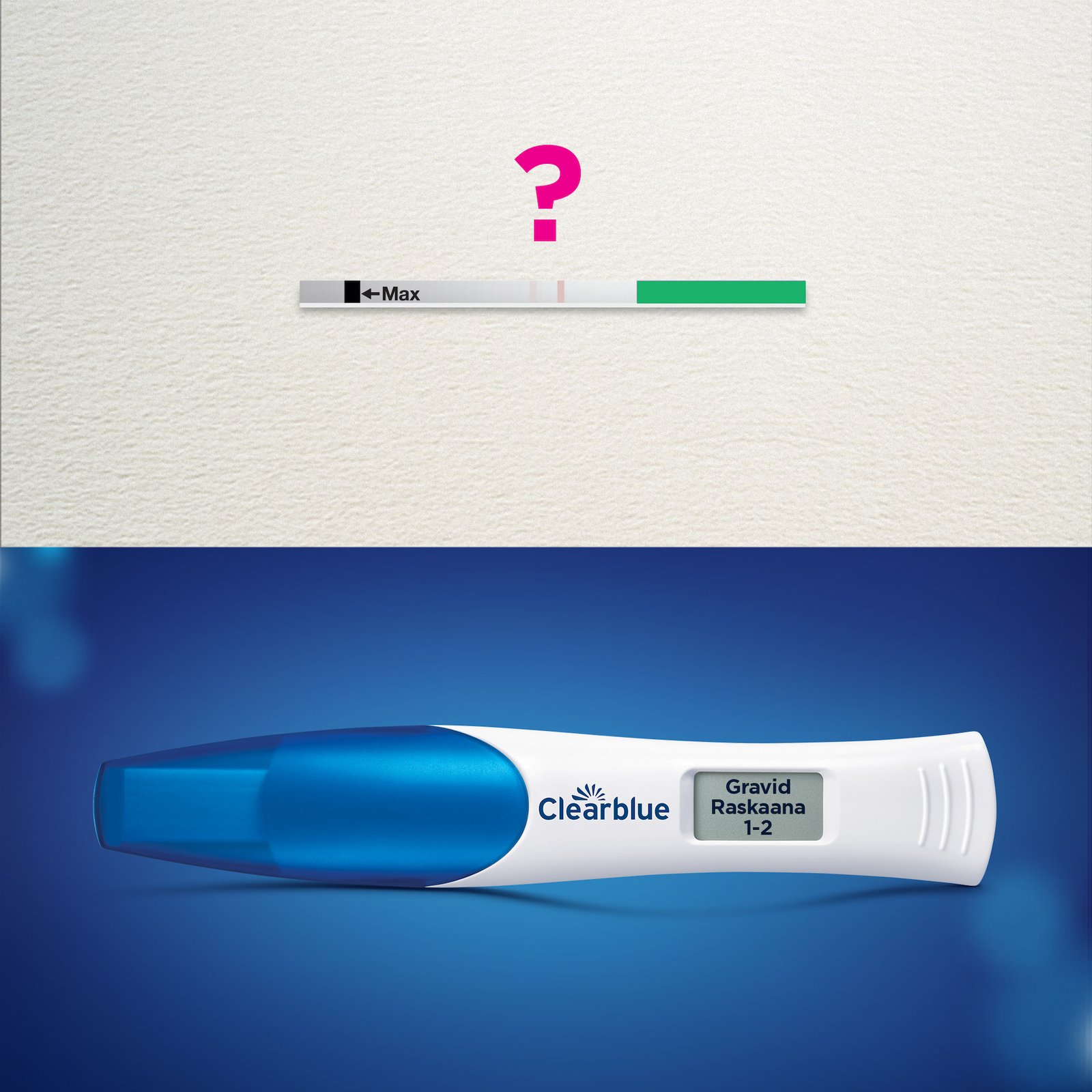 Clearblue Graviditetstest med veckoindikator 2 st