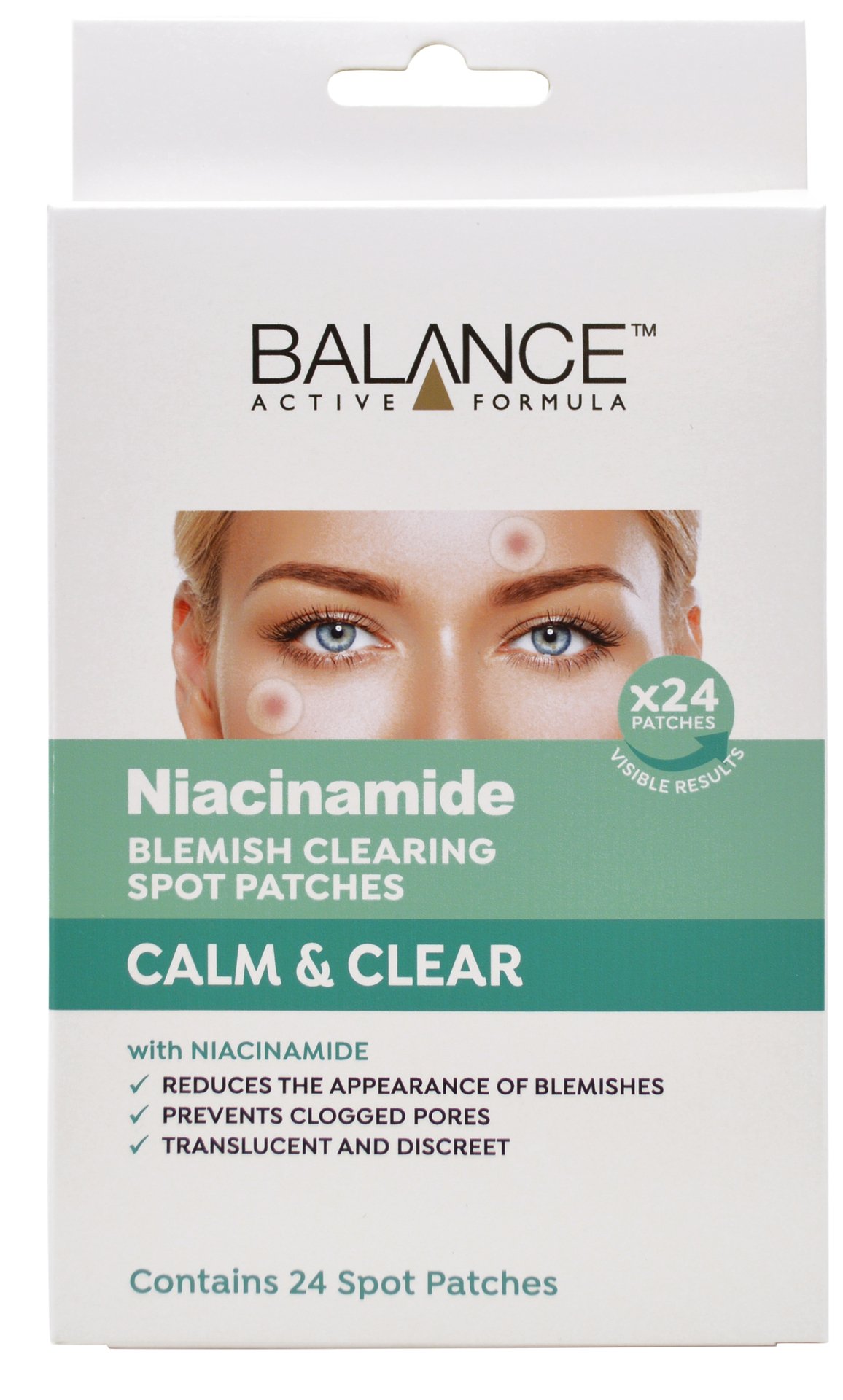 Balance Active Formula NIACINAMIDE Spot Patches 24 st