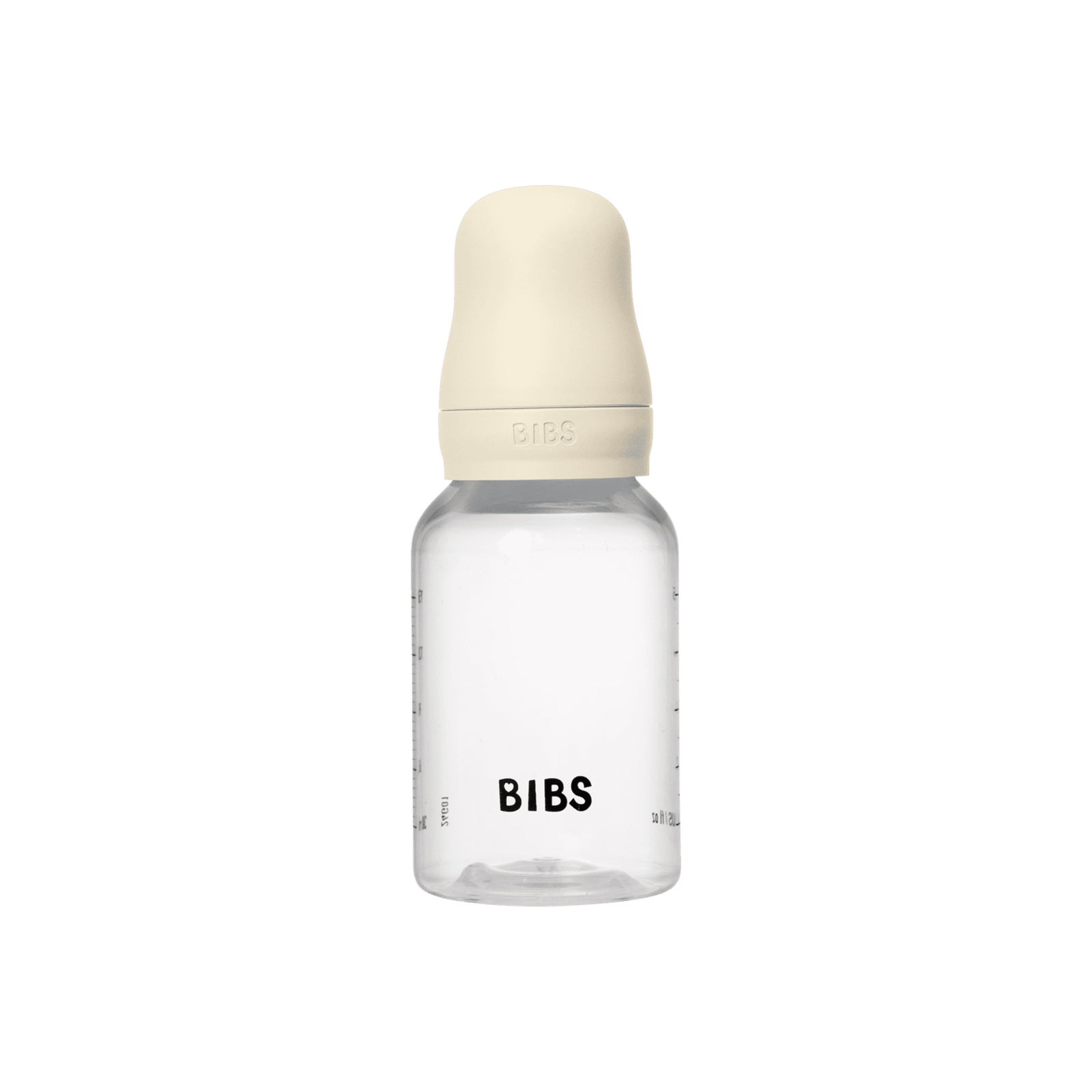 BIBS Baby Bottle Round Latex Slow Flow Ivory 150 ml