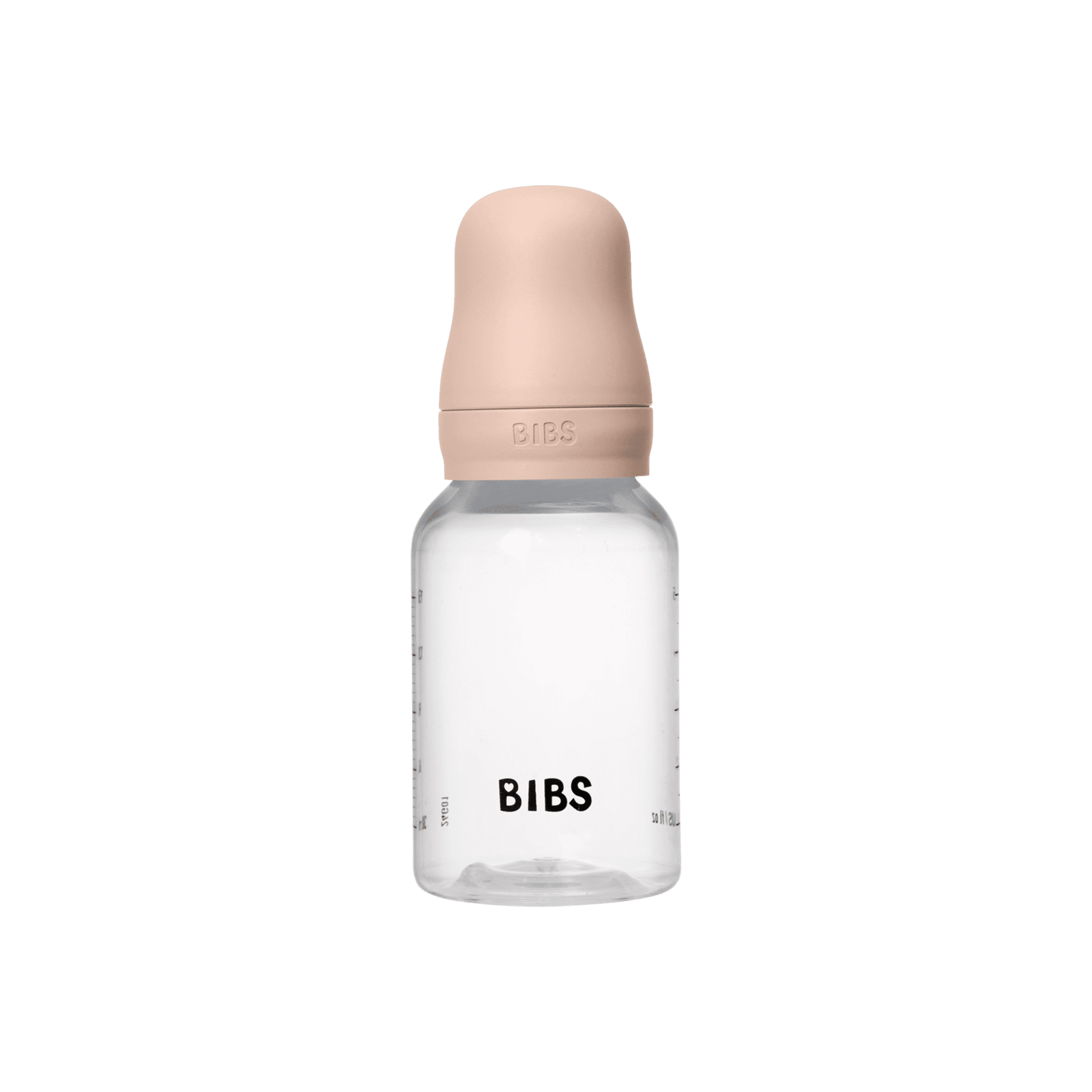 BIBS Baby Bottle Round Latex Slow Flow Blush 150 ml