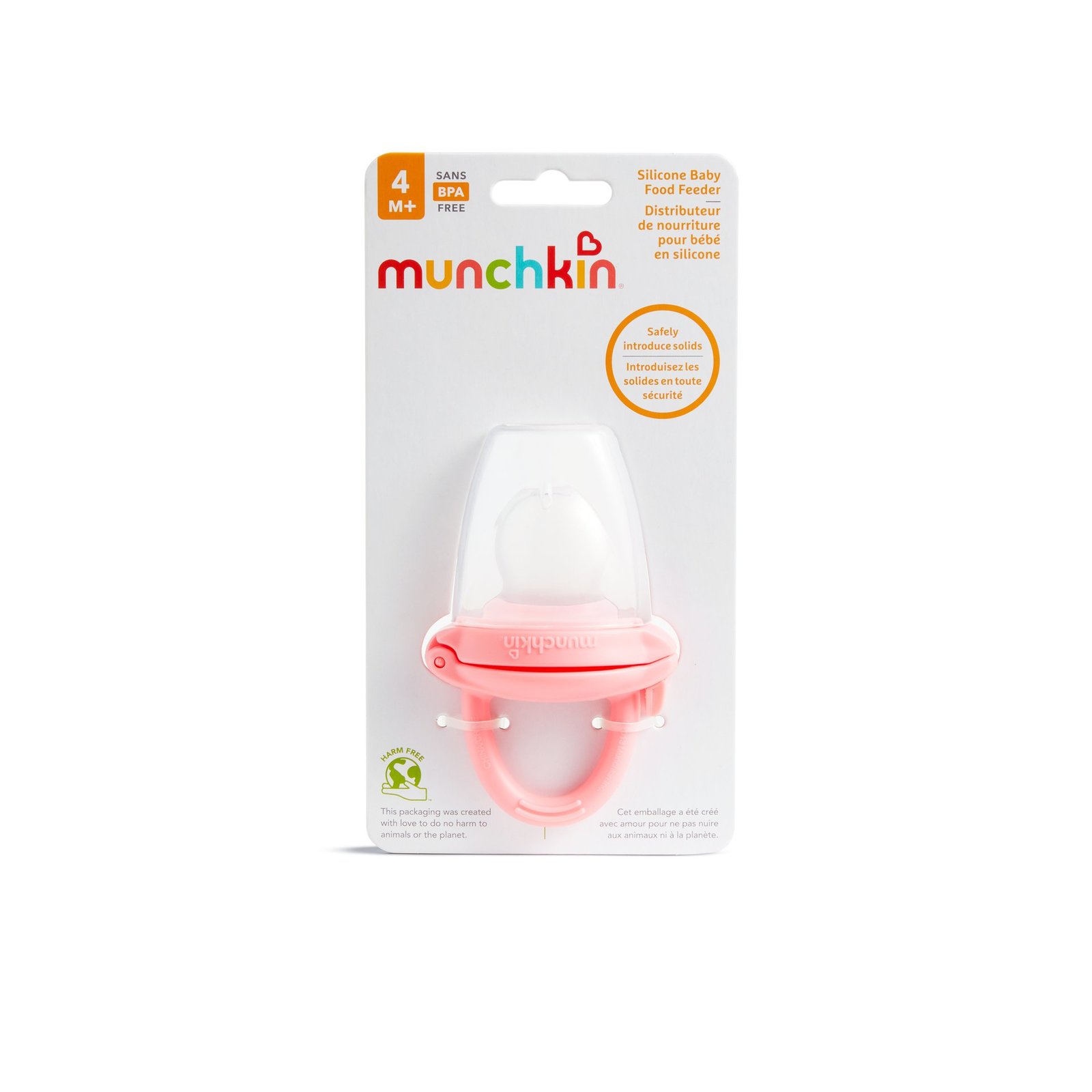 munchkin Baby Food Feeder Silikon Peach 1 st