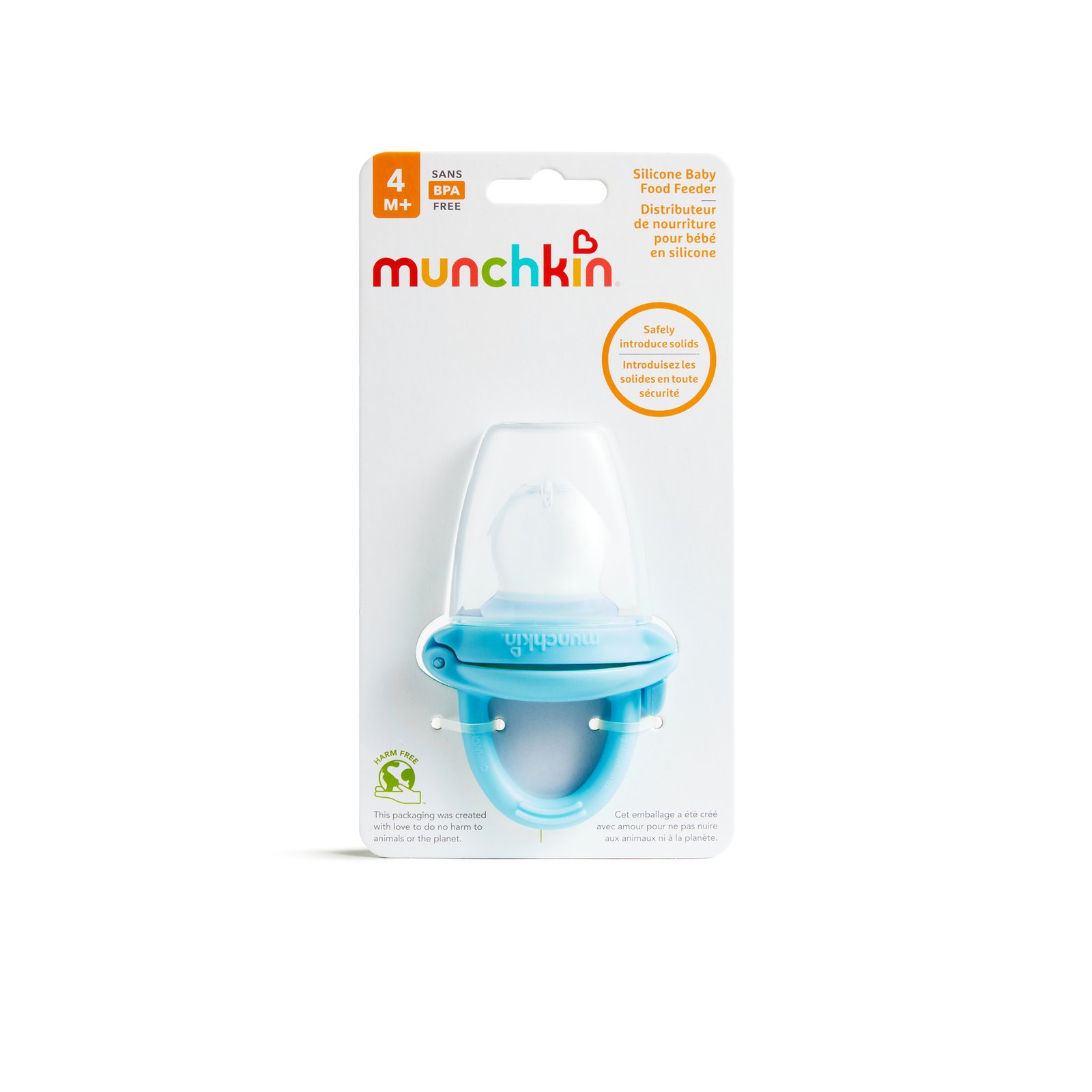 Munchkin Baby Food Feeder Silikon Blue