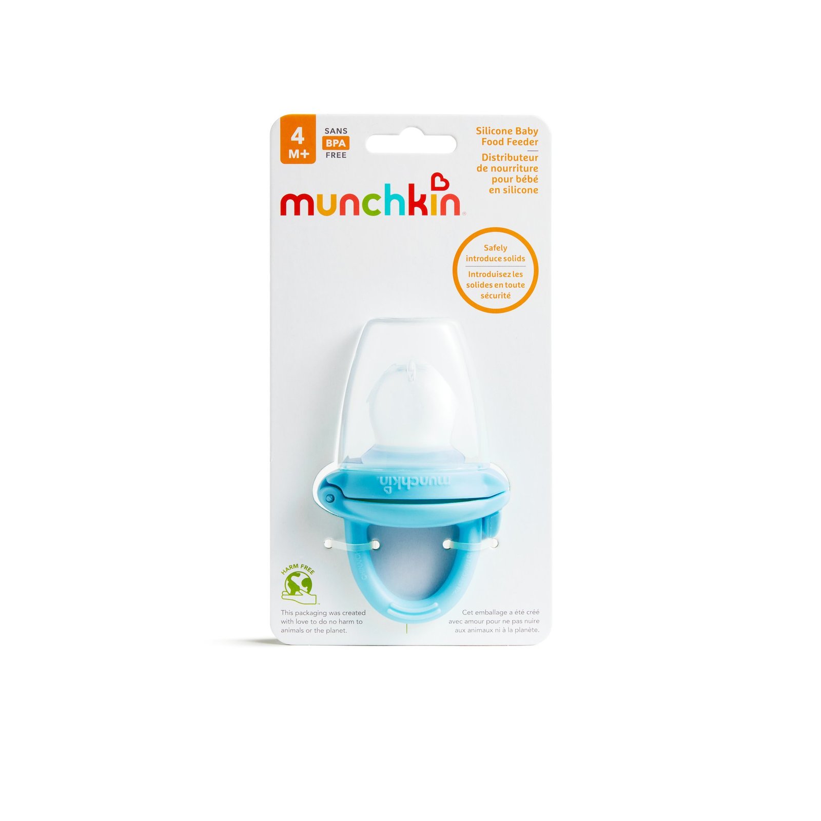 Munchkin Baby Food Feeder Silikon Blue