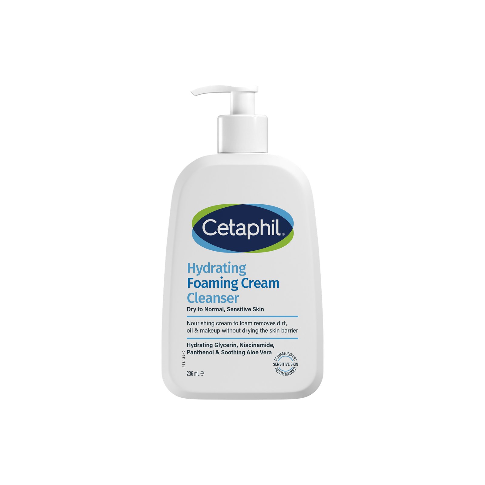 Cetaphil Hydrating Foaming Cream Cleanser 236ml