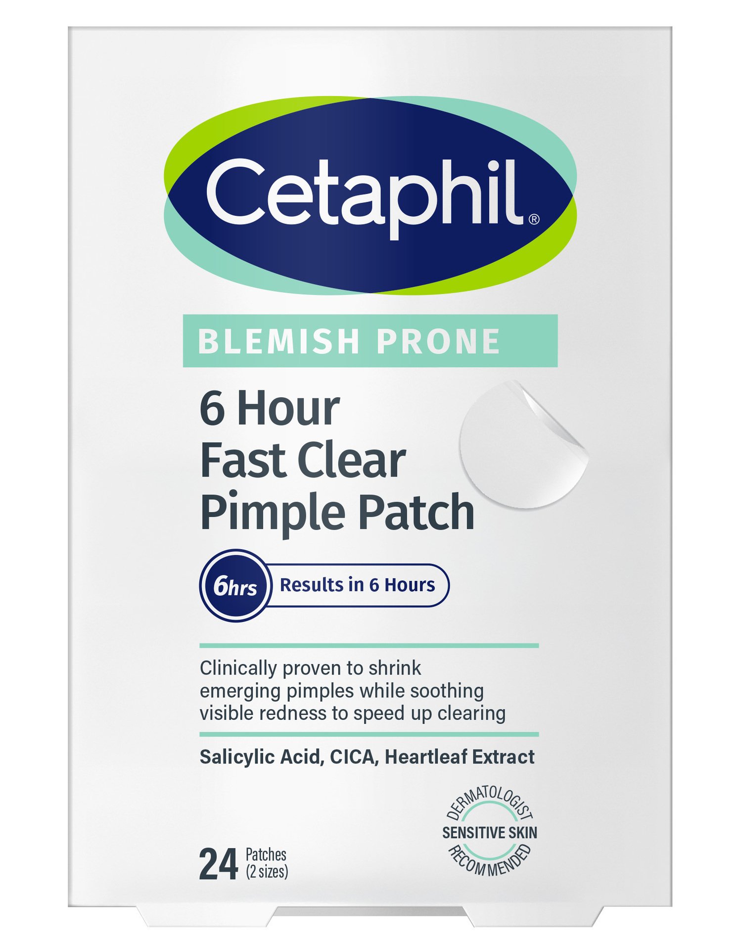Cetaphil 6h Fast Clear Pimple Patch 24 plåster