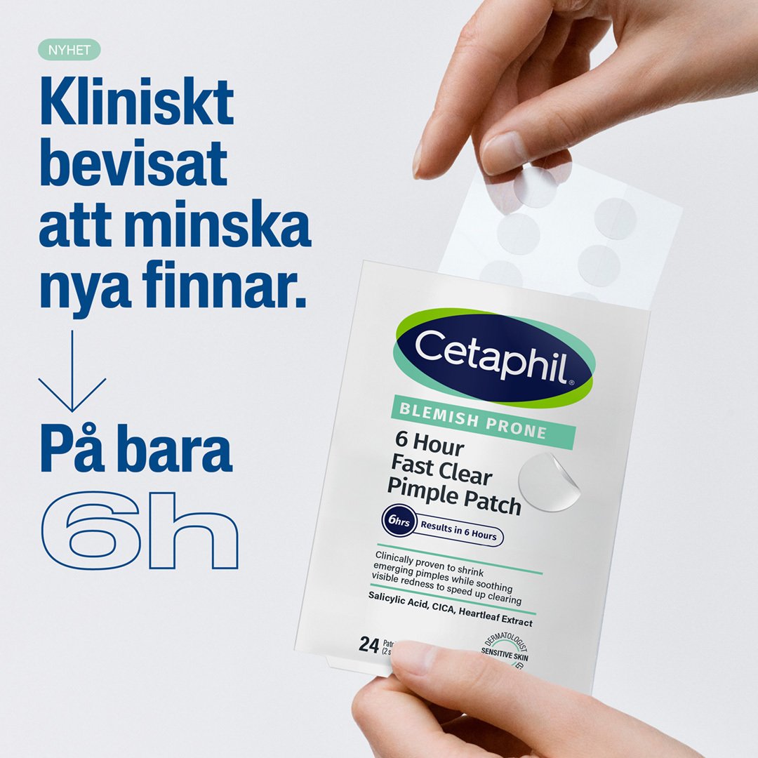 Cetaphil 6h Fast Clear Pimple Patch 24 plåster