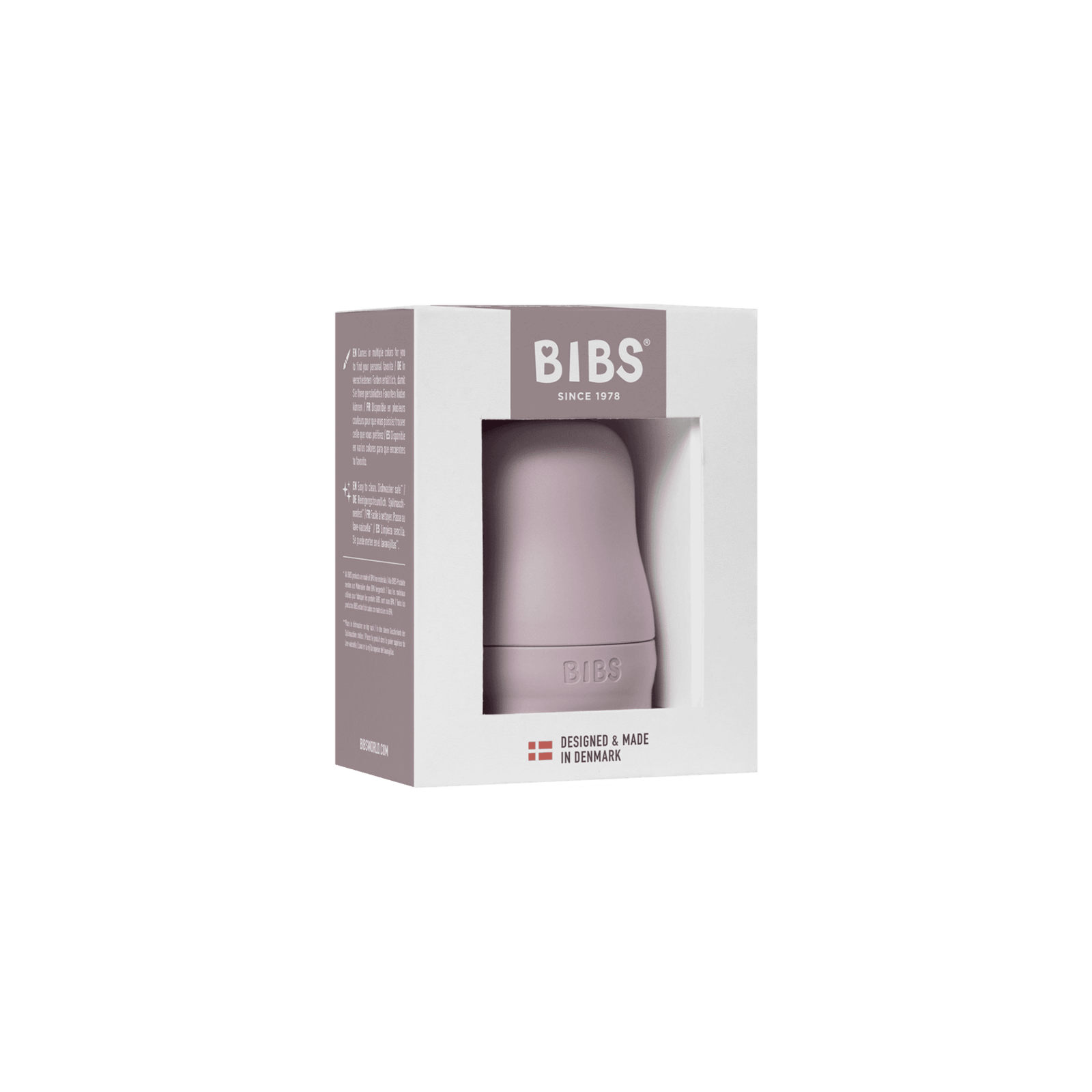 BIBS Baby Bottle Cap Dusky Lilac