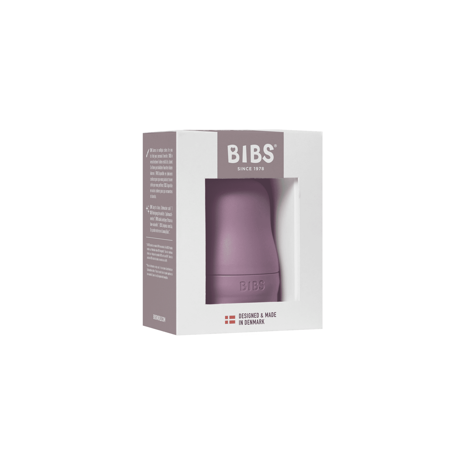 BIBS Baby Bottle Cap Mauve
