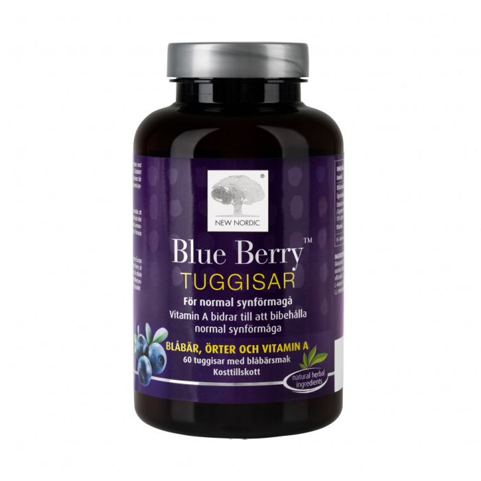 New Nordic Blue Berry Tuggisar 60 st