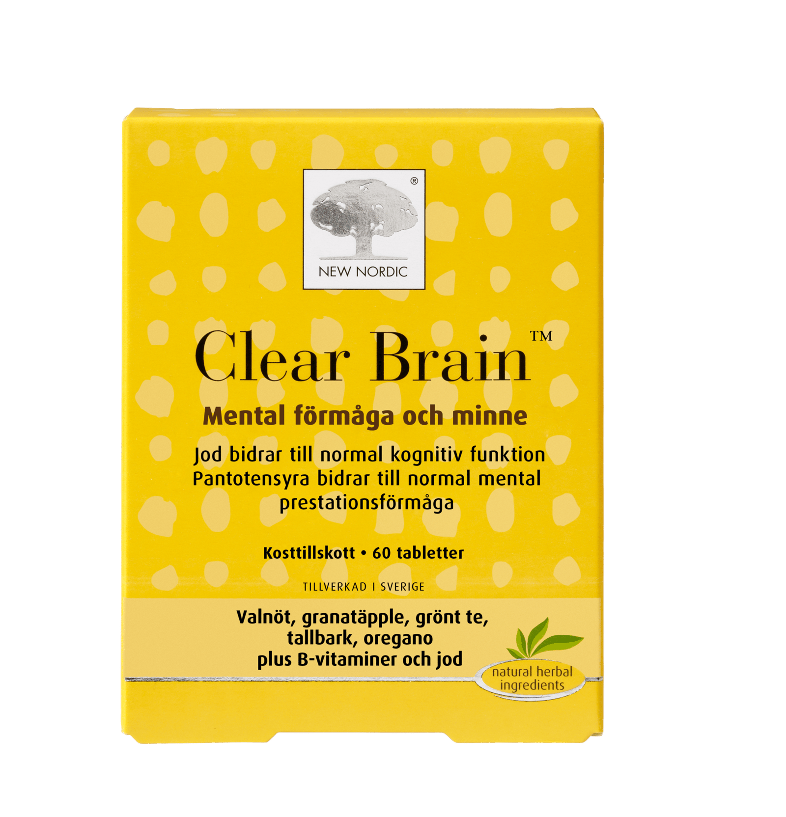 New Nordic Clear Brain 60 tabletter