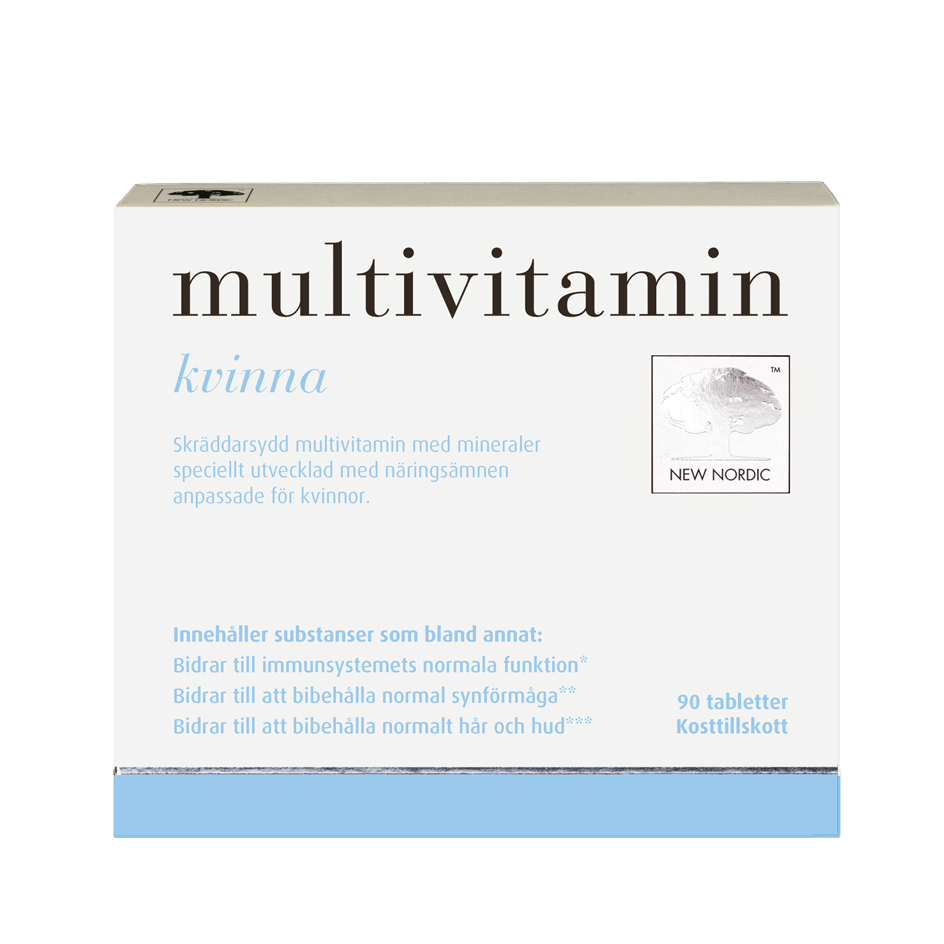 New Nordic Multivitamin Kvinna 90 tabletter