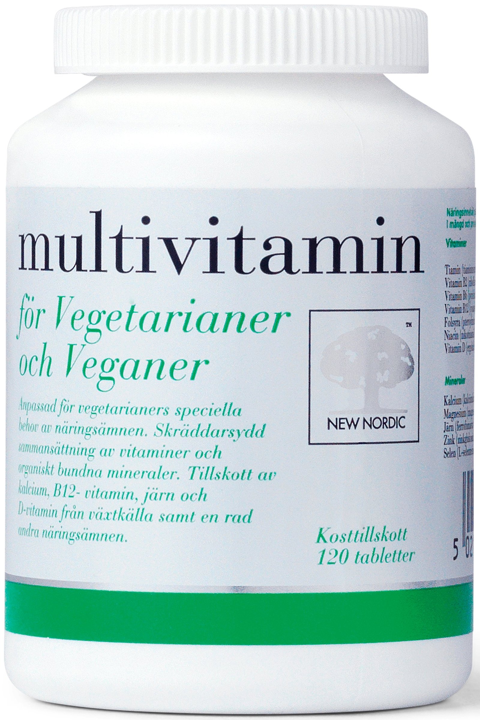 Multivitamin för vegetarianer 120 st