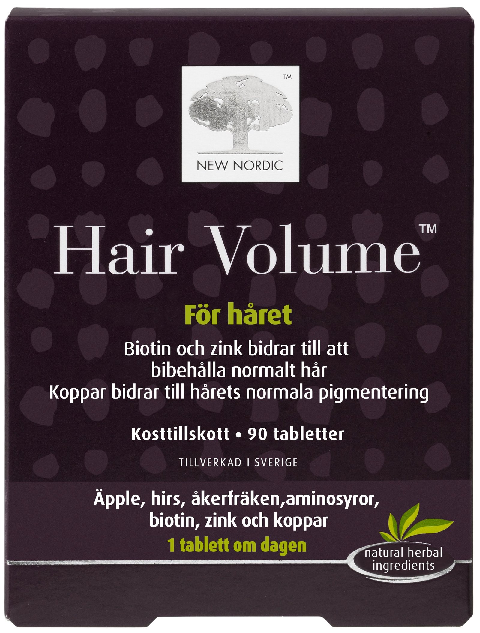 Hair volume kosttillskott 90 st