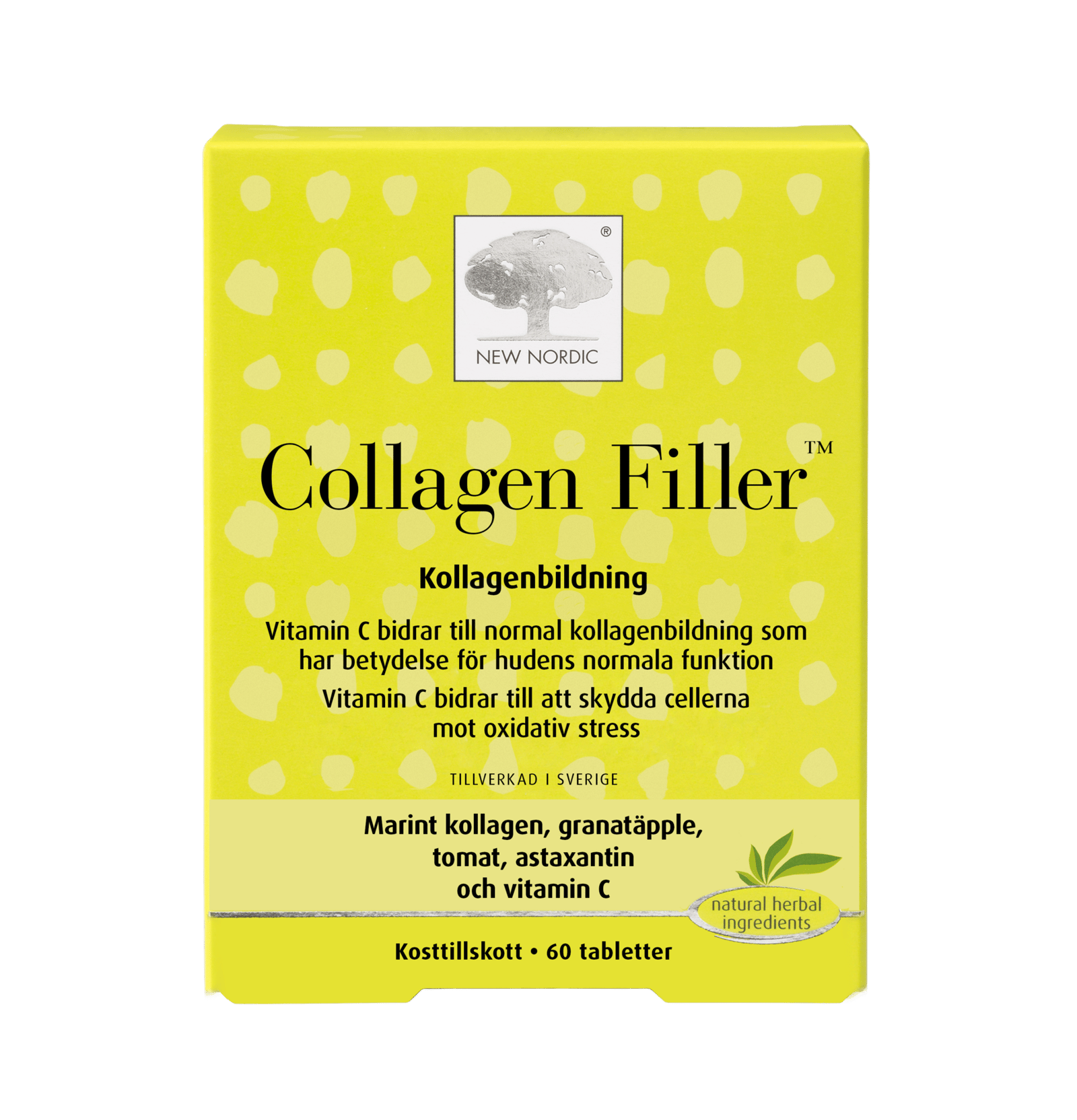 Skin Care Collagen Filler Kosttillskott 60 st