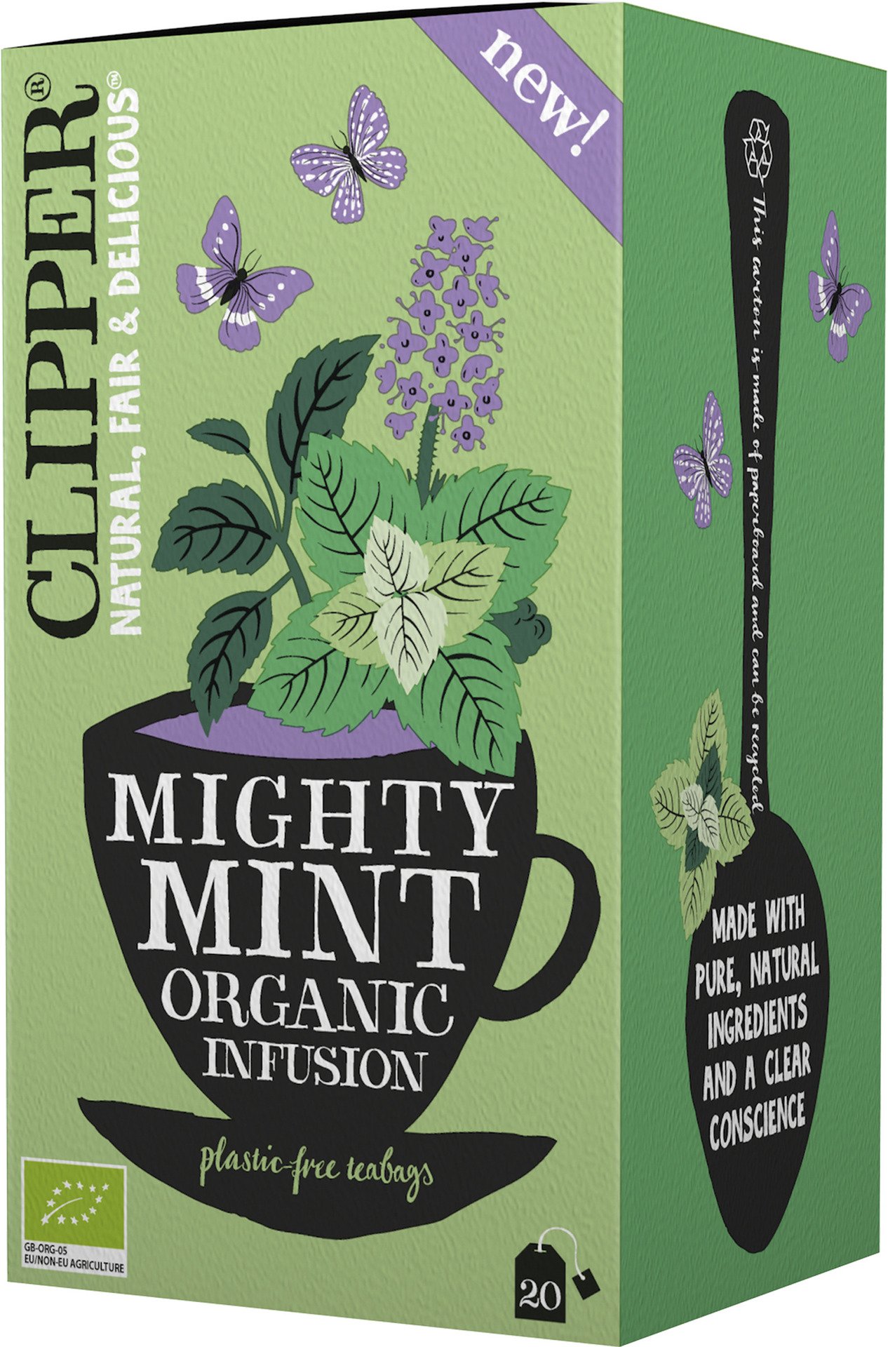 Clipper Mighty Mint Organic Infusion 20 tepåsar