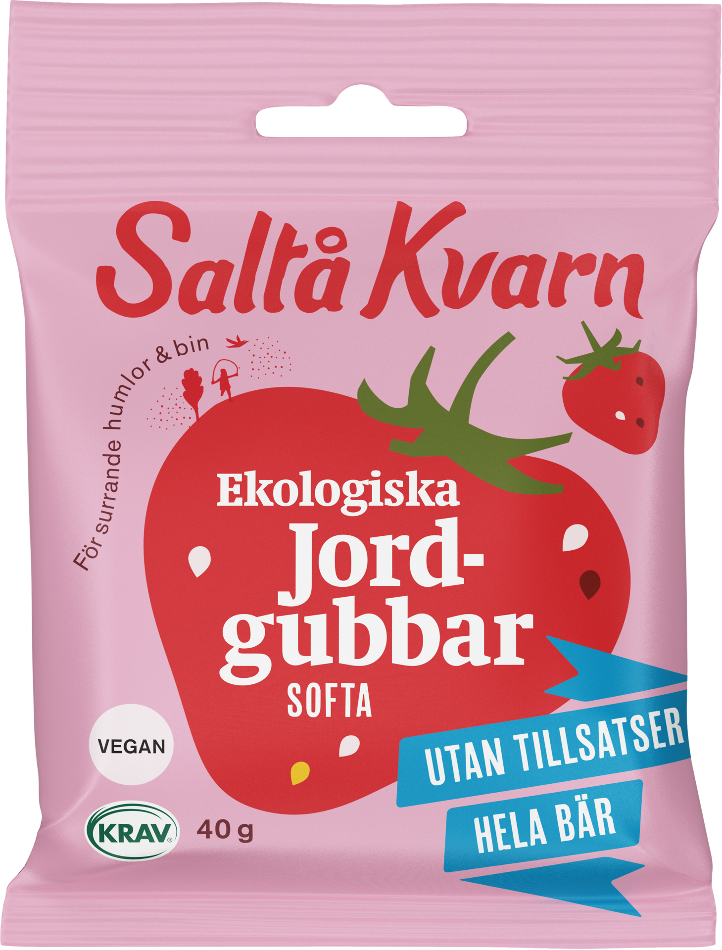 Saltå Kvarn Softa Jordgubbar 40 g
