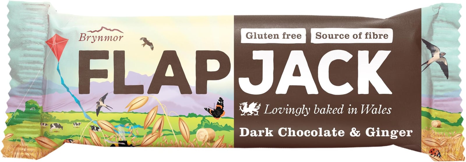 Flapjack Mörk Choklad & Ingefära 80 g