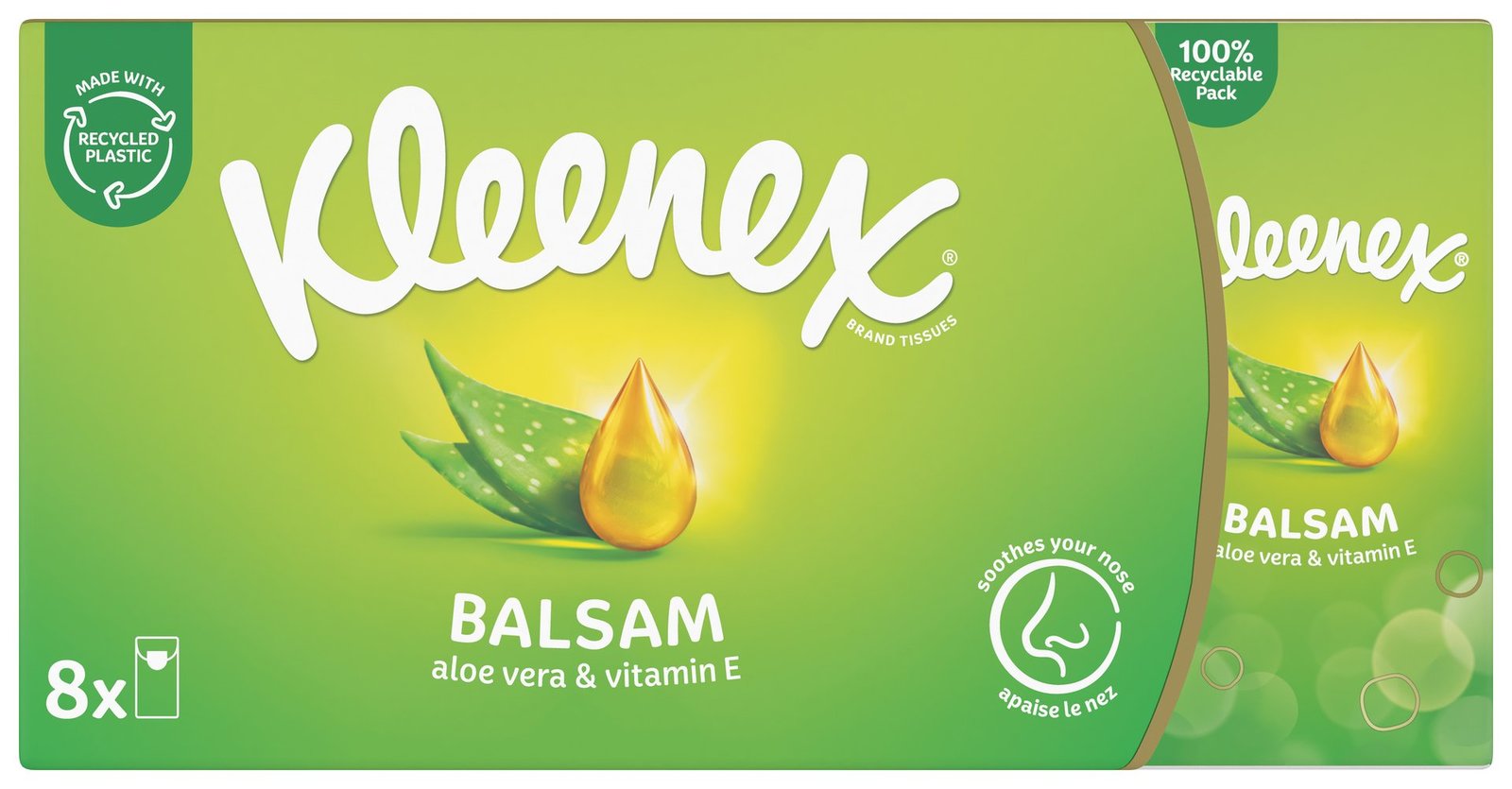 Kleenex Näsdukar balsam 8 st