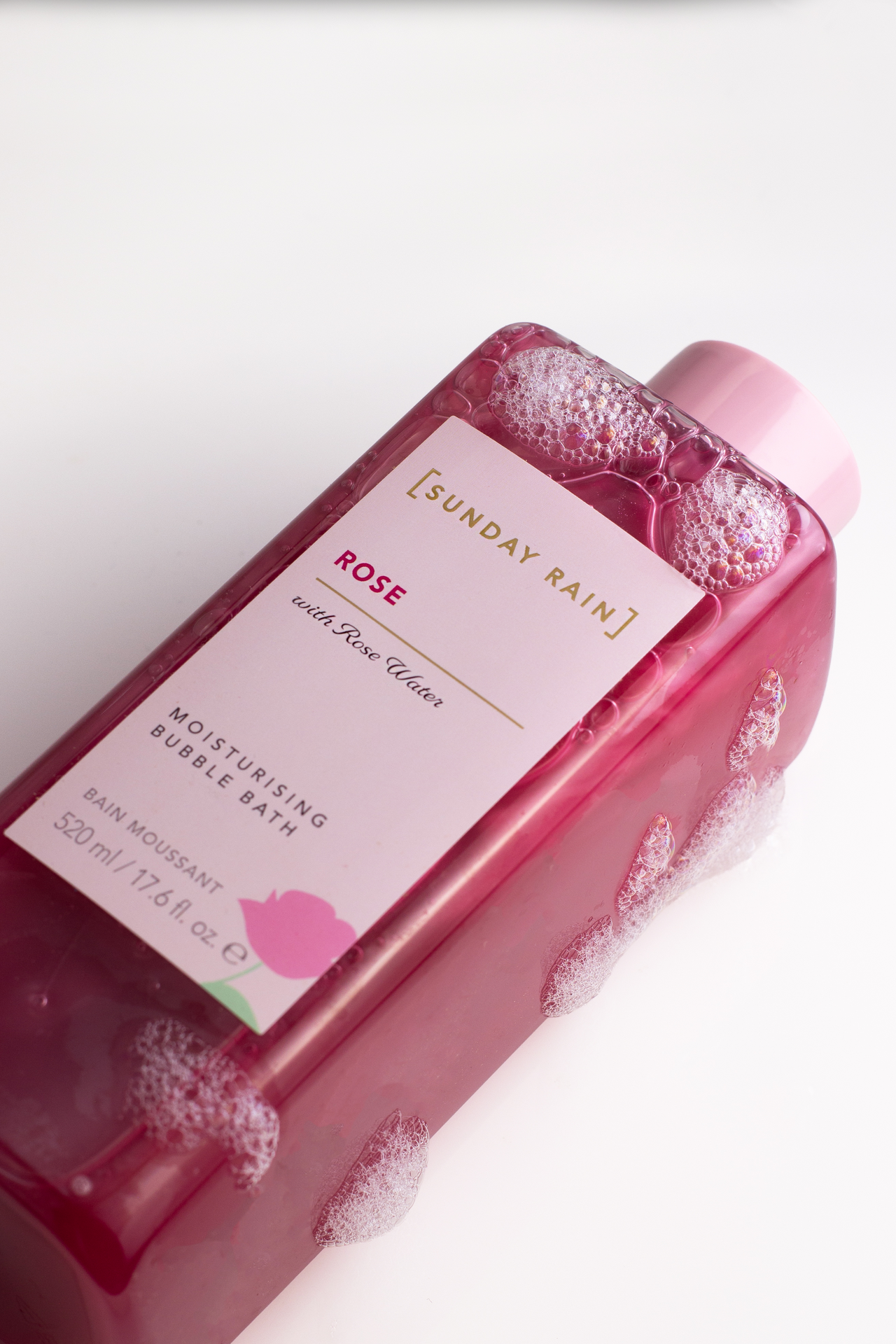 Sunday Rain Rose Bubble Bath 520 ml