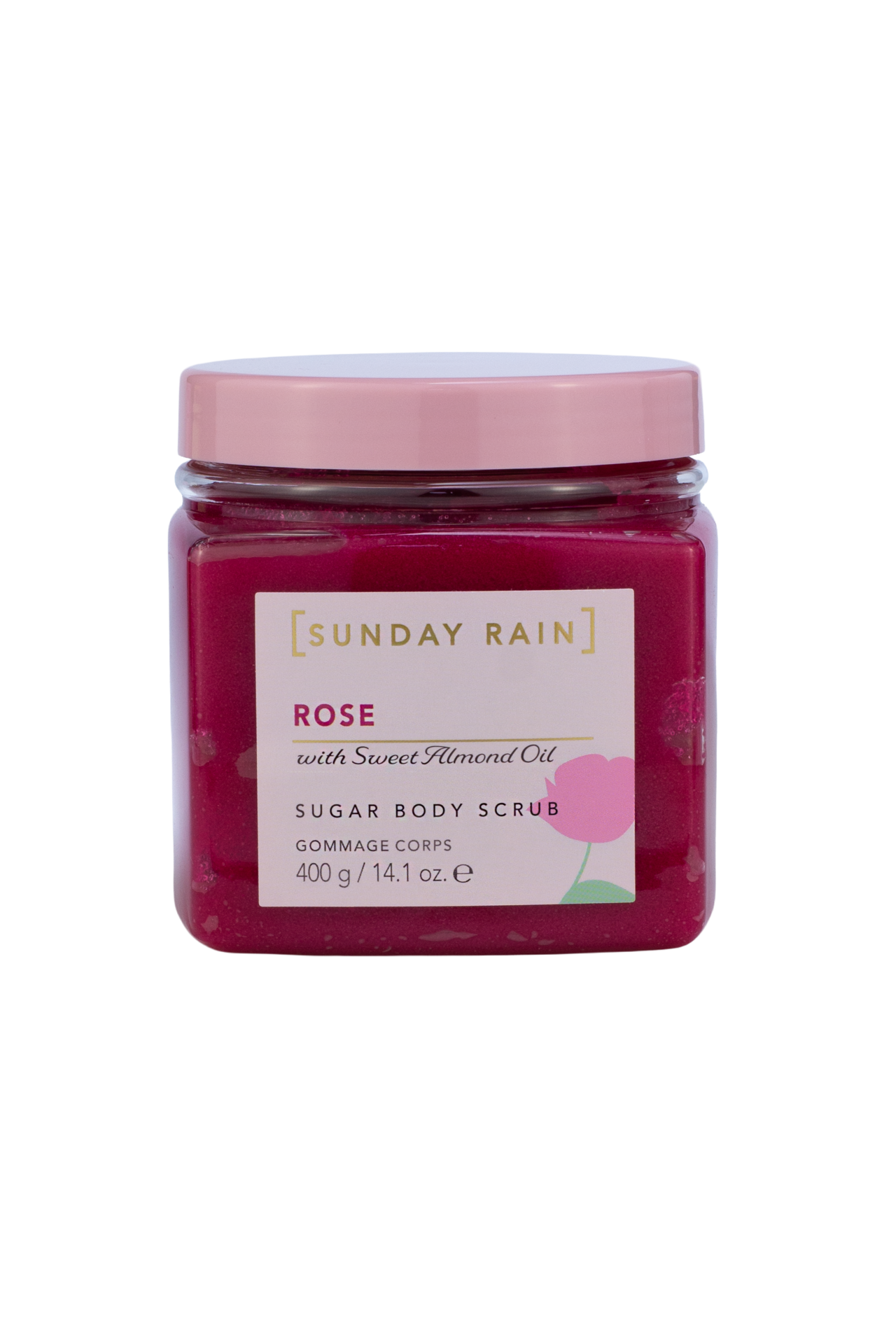 Sunday Rain Rose Body Scrub 400 g