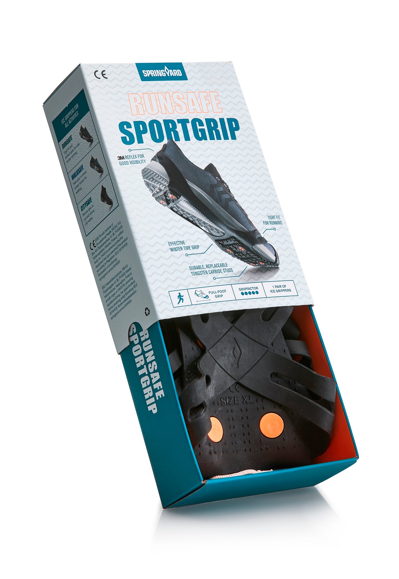 Springyard SportGrip Runsafe Broddar Stl 35-38