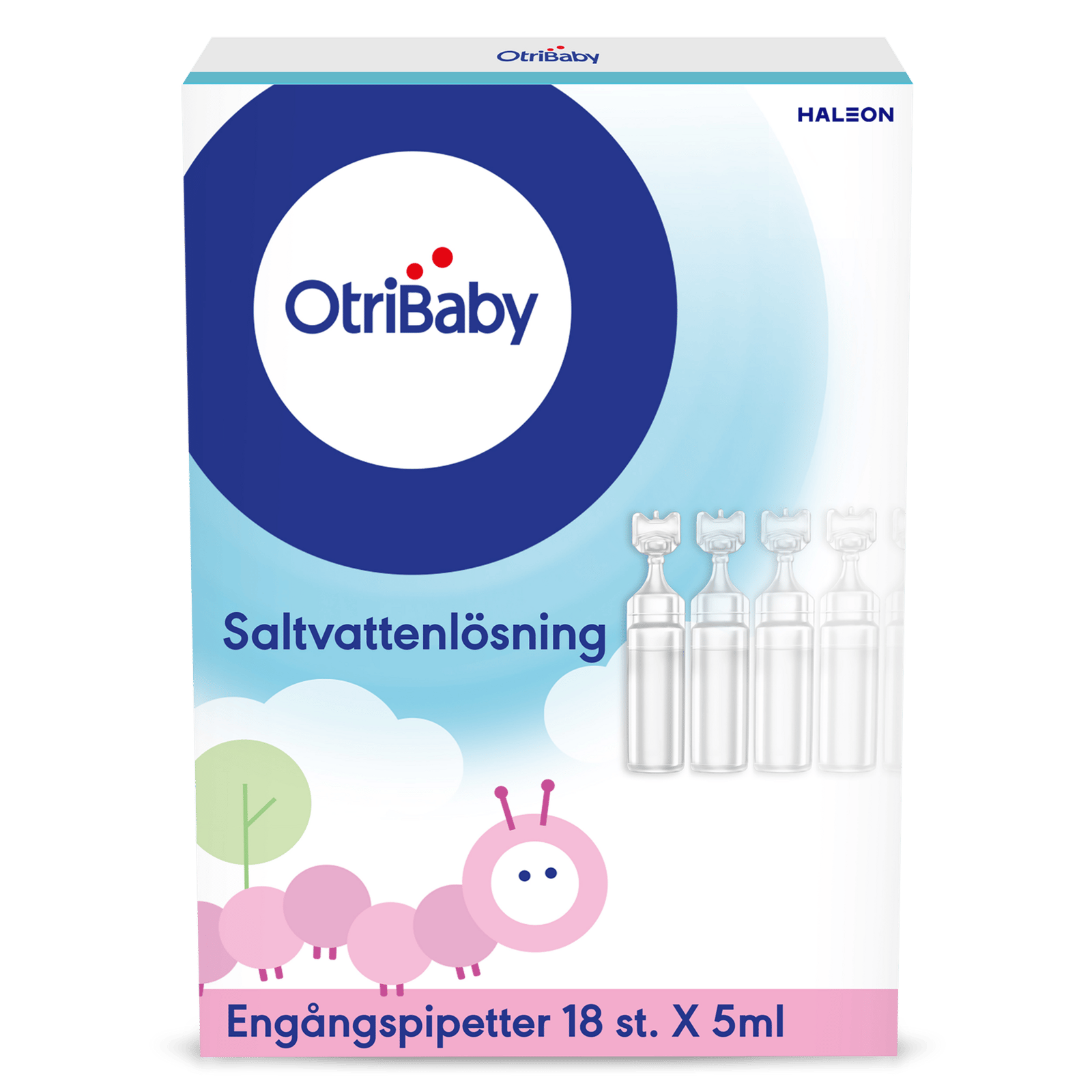 Otri-Baby Engångspipetter Saltvattenlösning För Spädbarn 18 x 5 ml