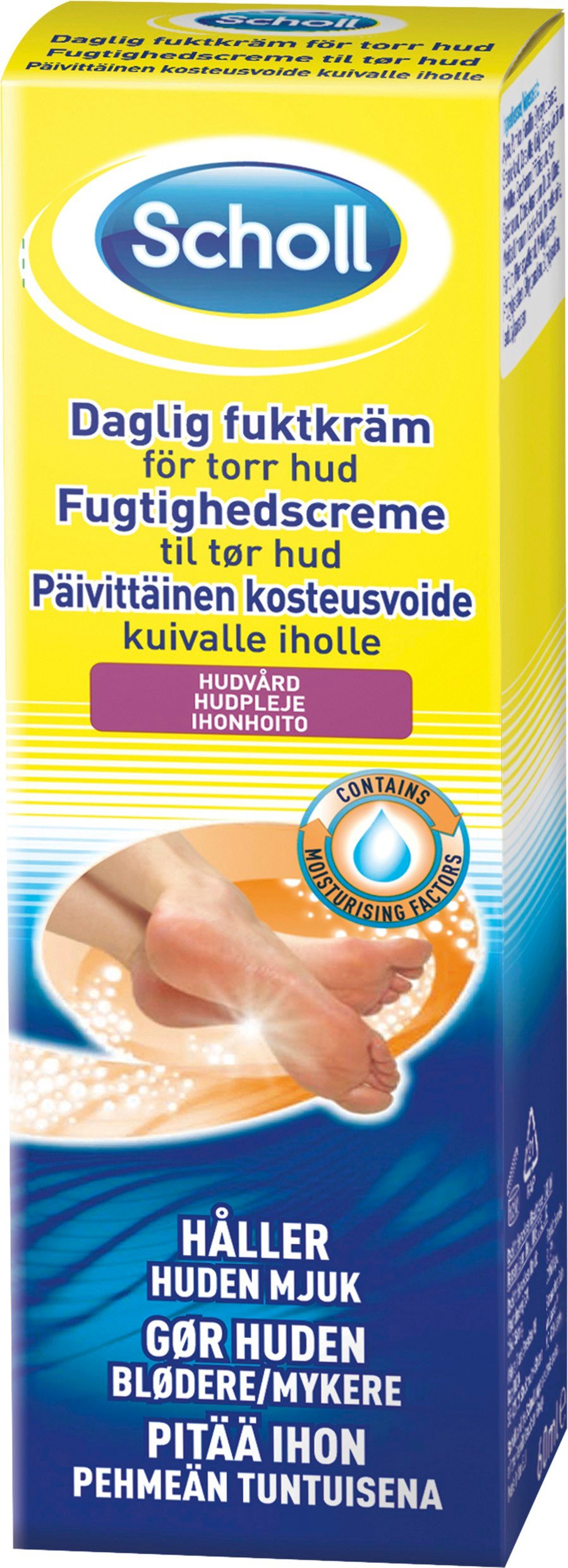 Scholl Daglig Fuktkräm Torr Hud 75 ml