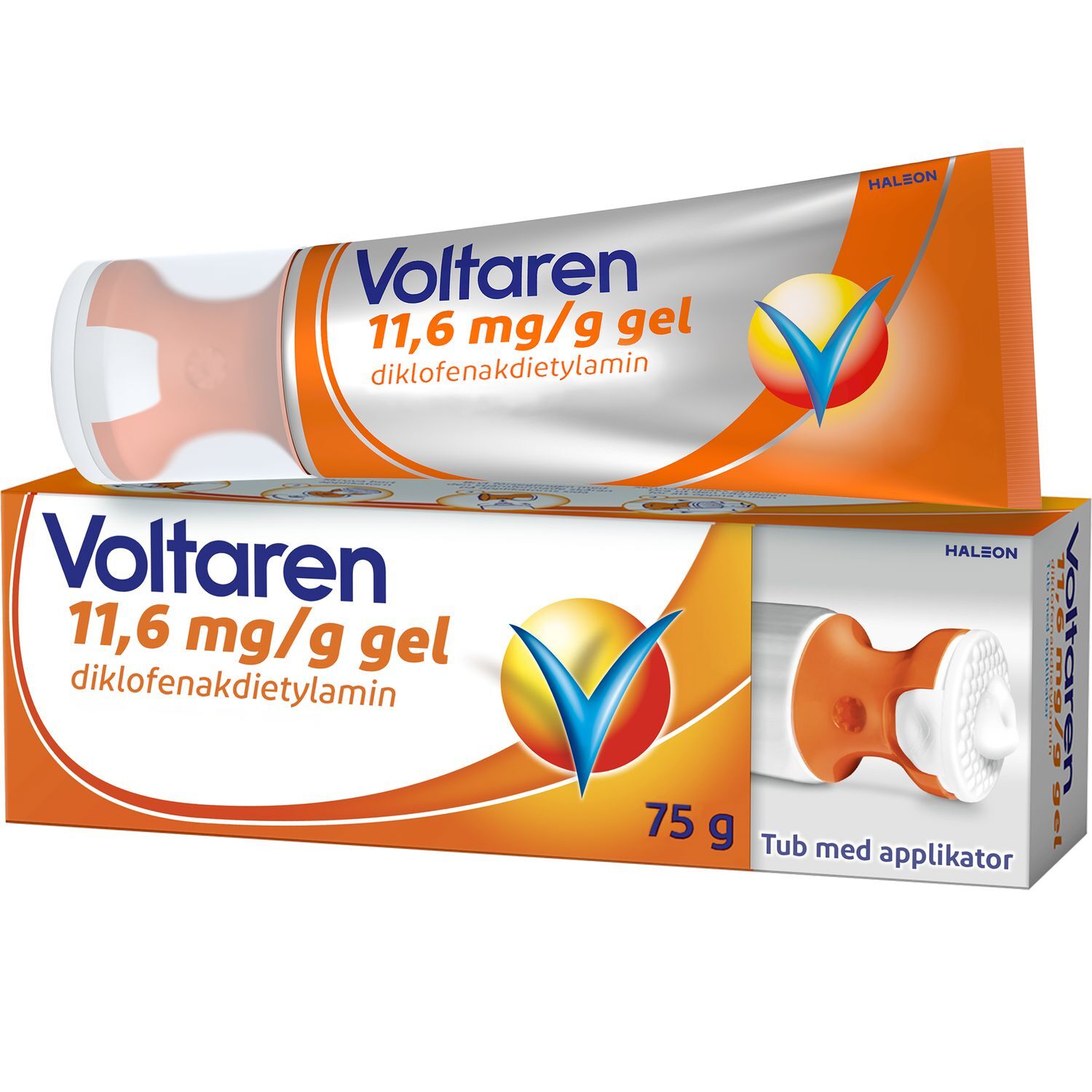 Voltaren Emugel 11,6 mg/g med enkel appliceringskork 75 g
