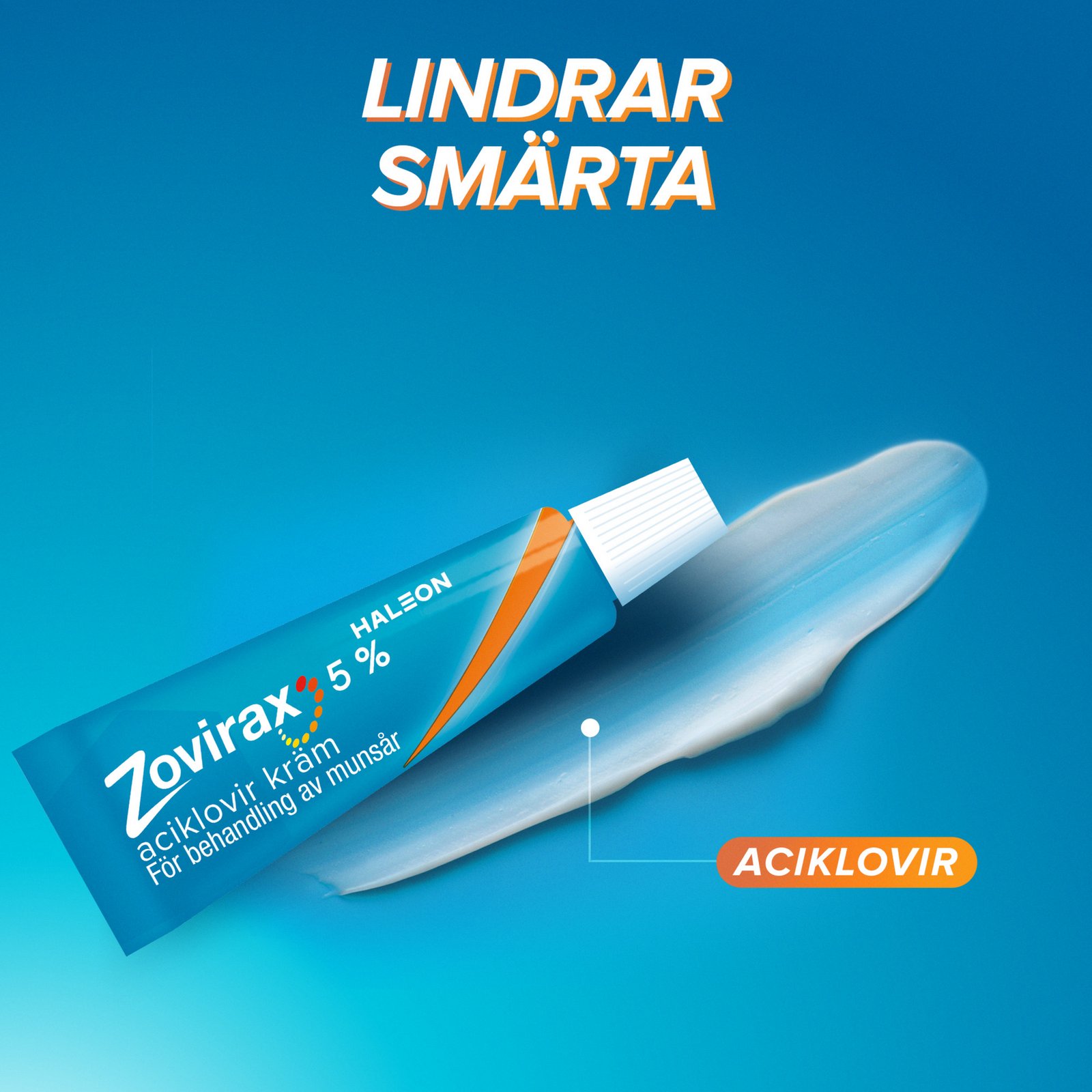 Zovirax Kräm 5% tub 2 g