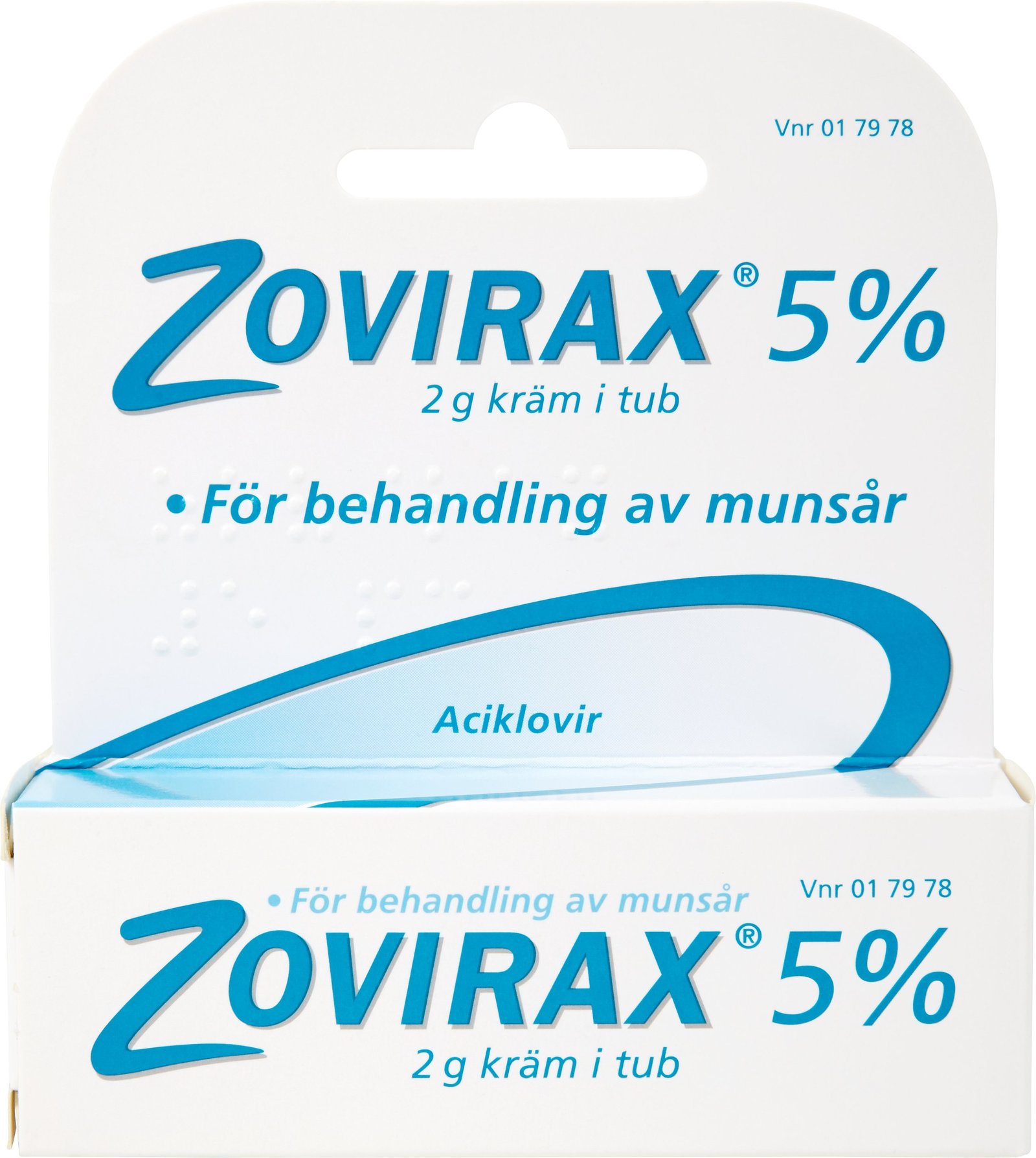 Zovirax Kräm 5% tub 2 g