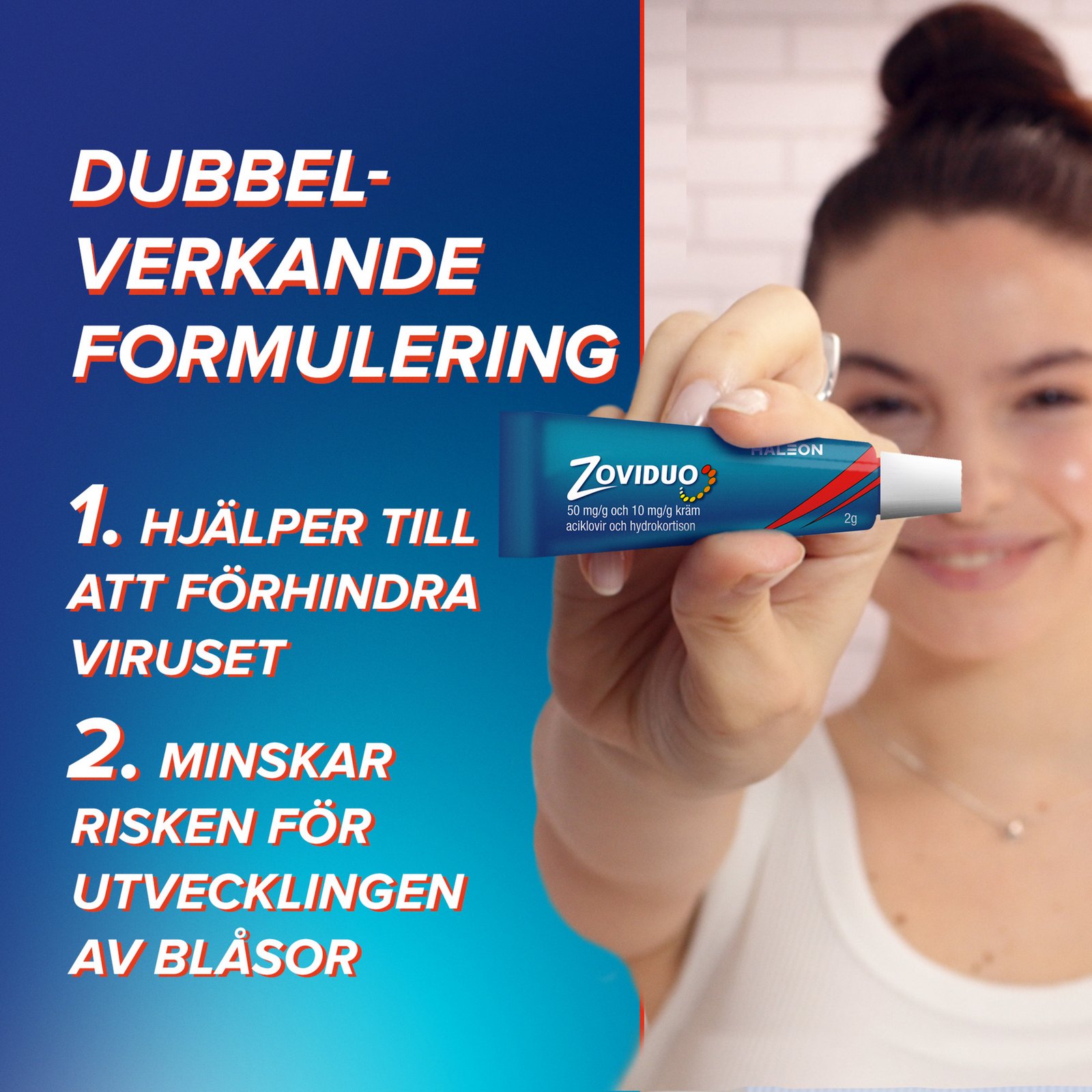 Zoviduo 2g kräm hydrokortison tub