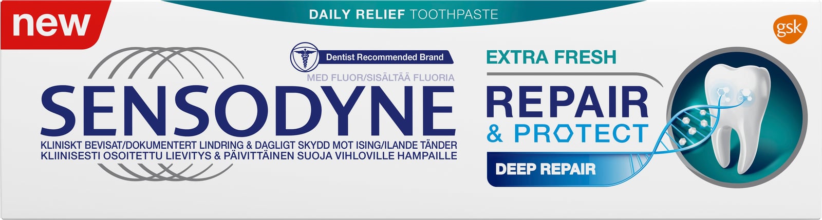 Sensodyne Repair & Protect Extra Fresh Tandkräm 75 ml
