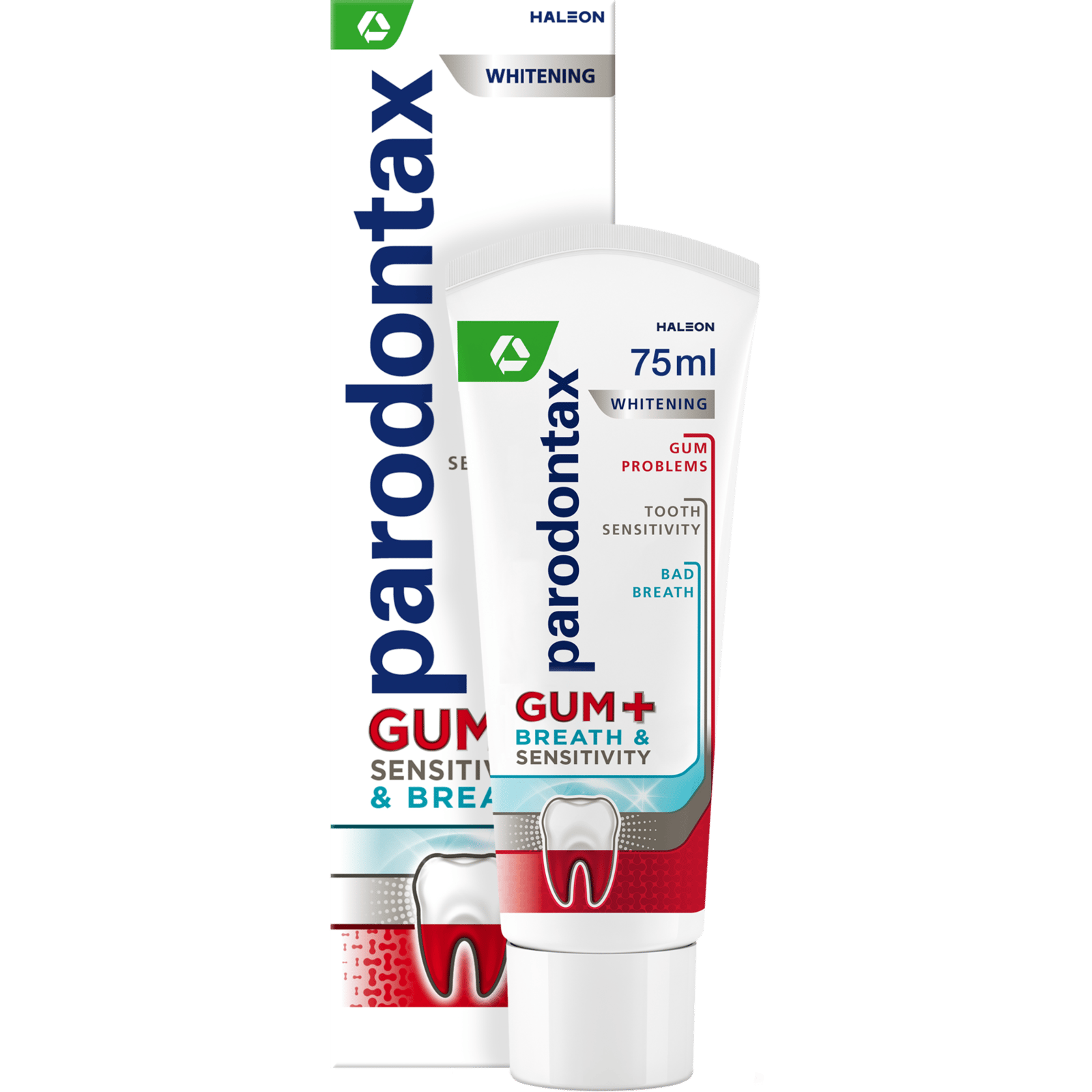 Parodontax Gum+ Sensitivity & Breath Tandkräm 75 ml