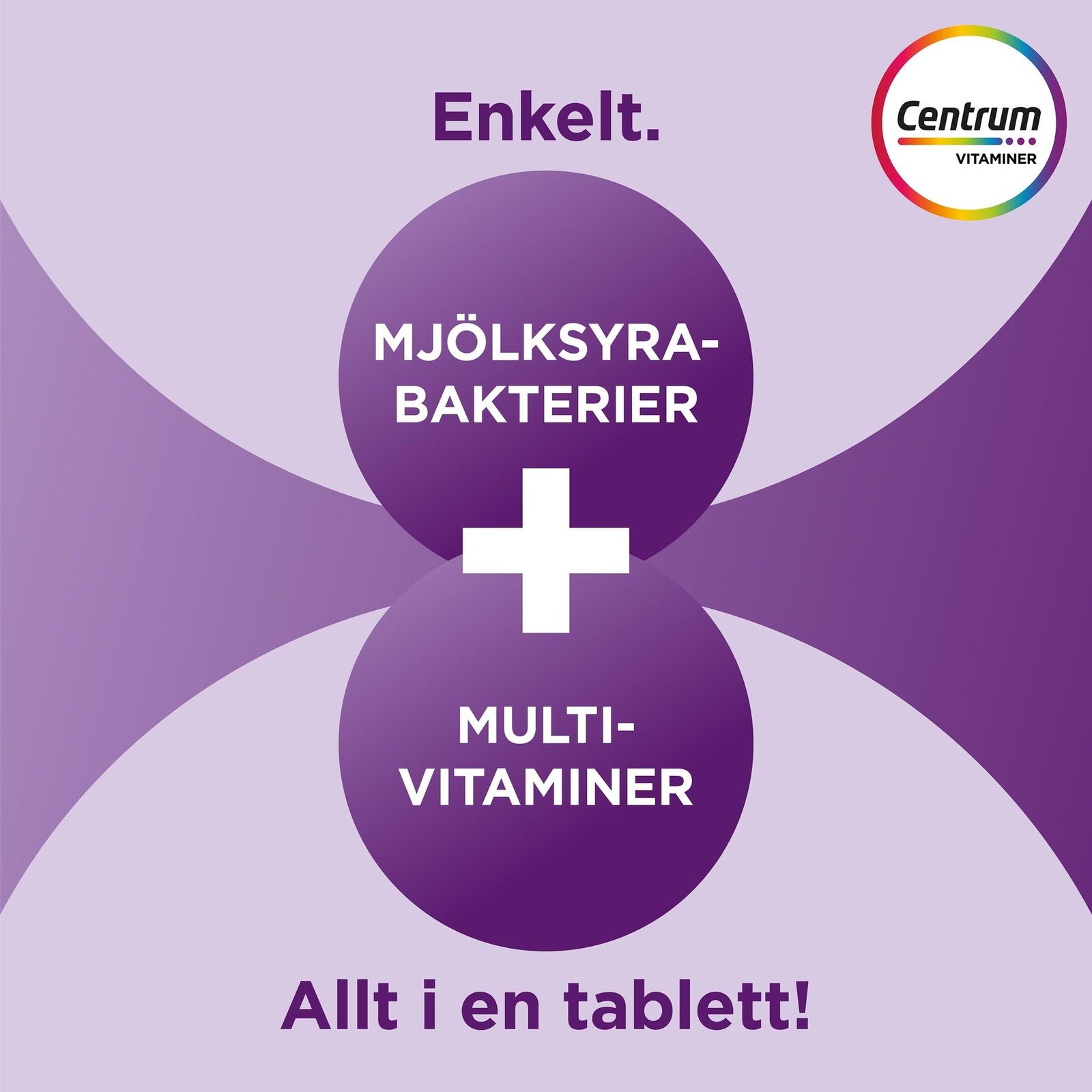 Centrum Immuno Multivitamin & Mjölksyrabakterier 60 tabletter